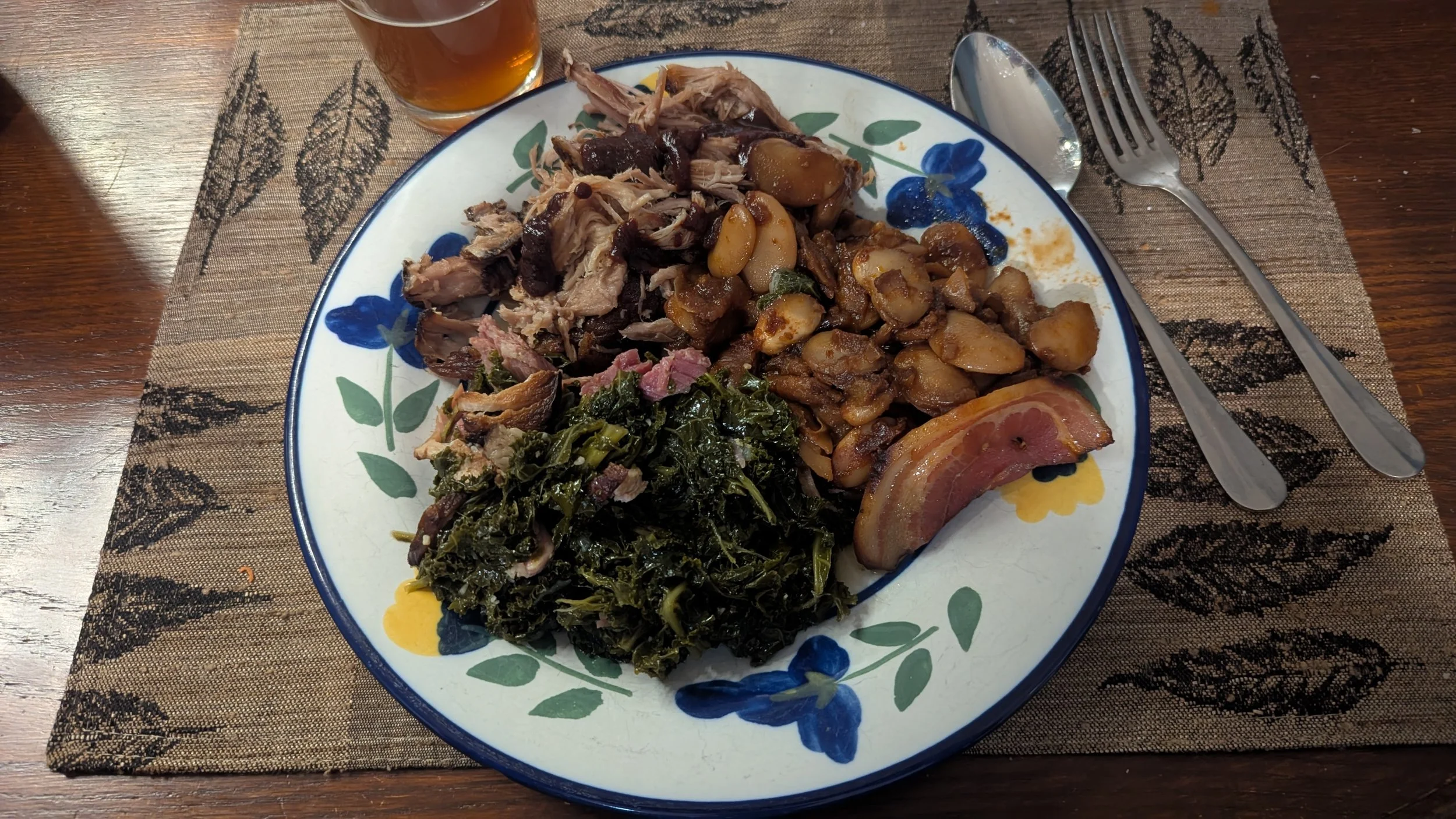 Beans &amp; Greens for a Frosty Night