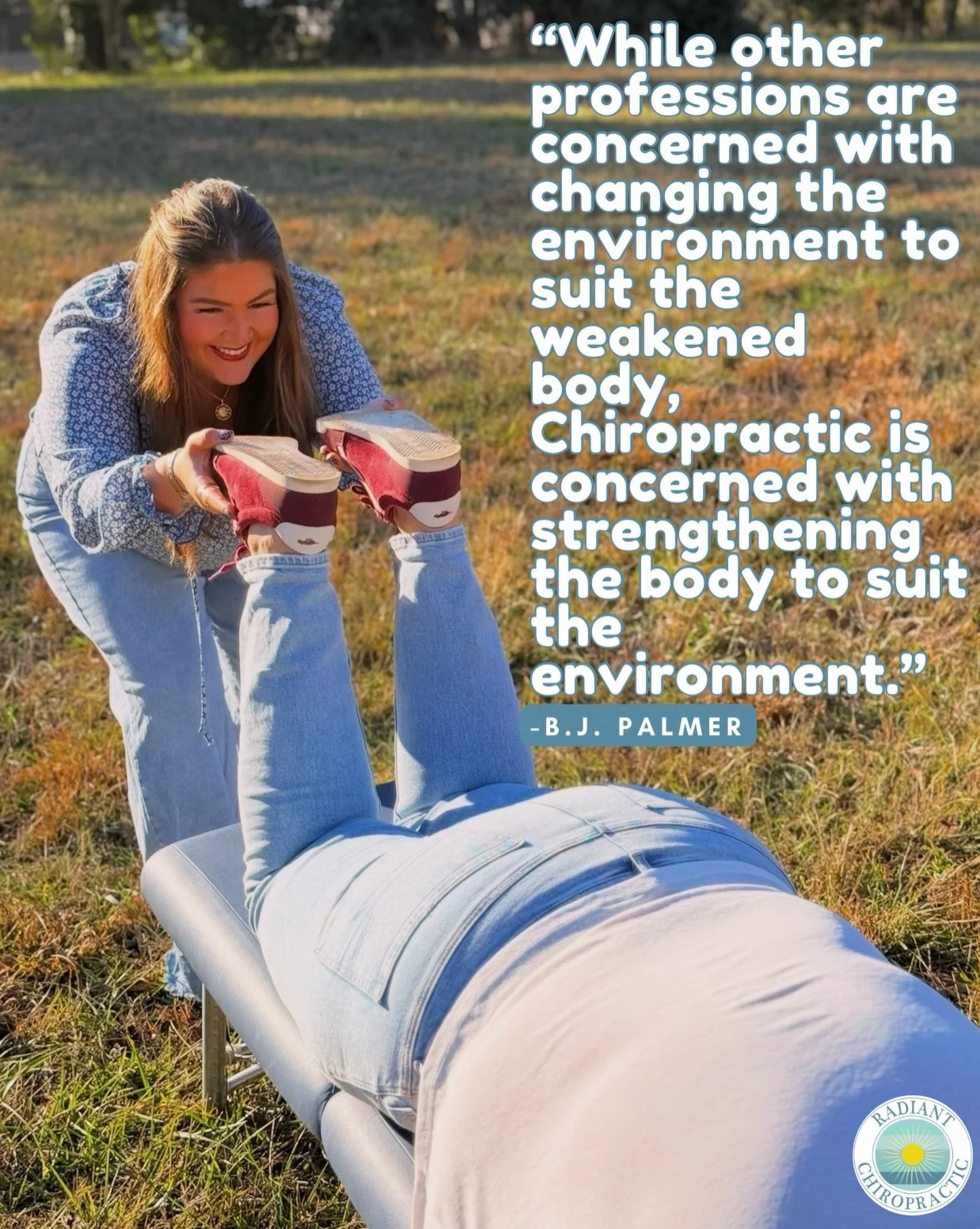 Your body was designed to adapt.
To heal.
To grow.
To express life fully.

Chiropractic doesn&rsquo;t change who you are.
It helps remove interference so you can become who you were always meant to be.

Radiate health from the inside out ☀️