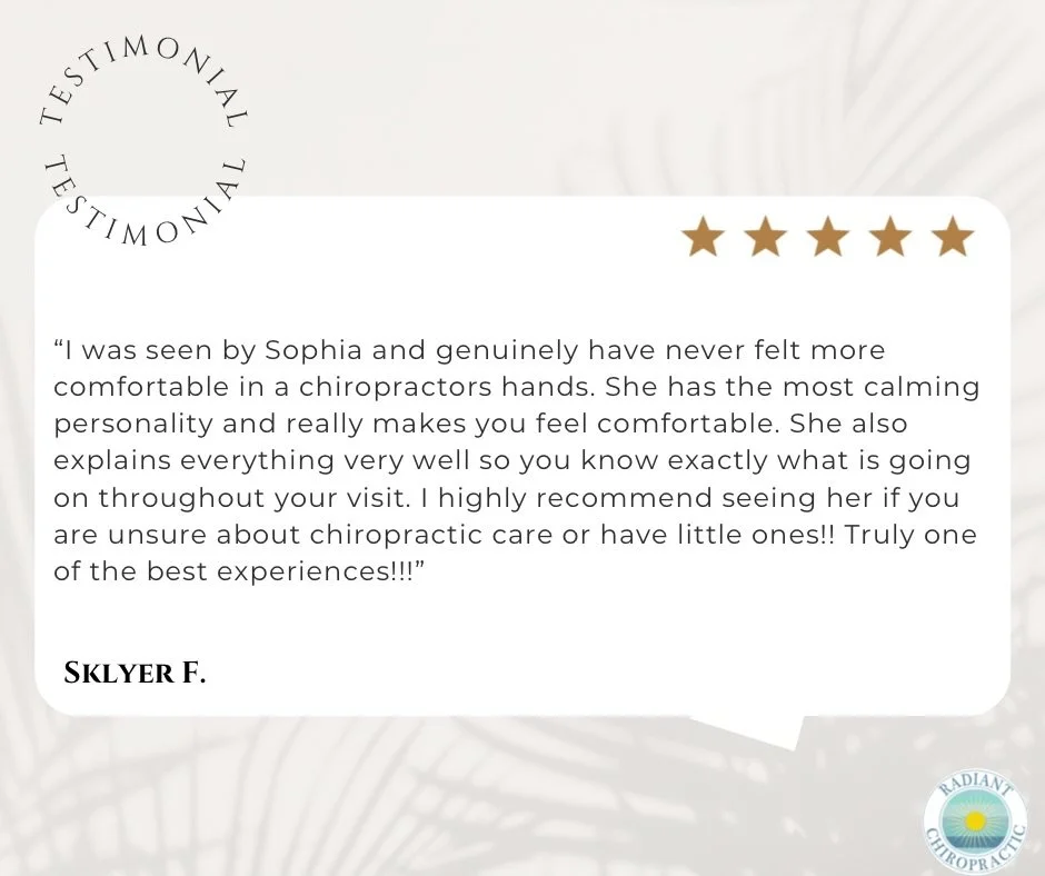 ✨ Testimonial Friday ✨
Creating a space where people feel safe, heard, and supported will always be the goal. So grateful for every person who trusts us with their care! 💛