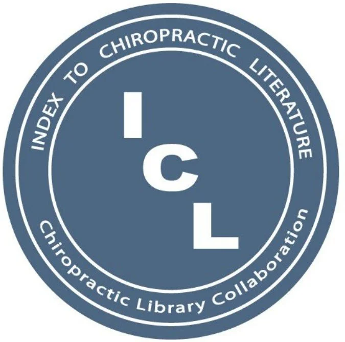 Index to Chiropractic Literature (ICL) Chiropractic Library Collaboration logo- research resource at Radiant Chiropractic Charleston SC