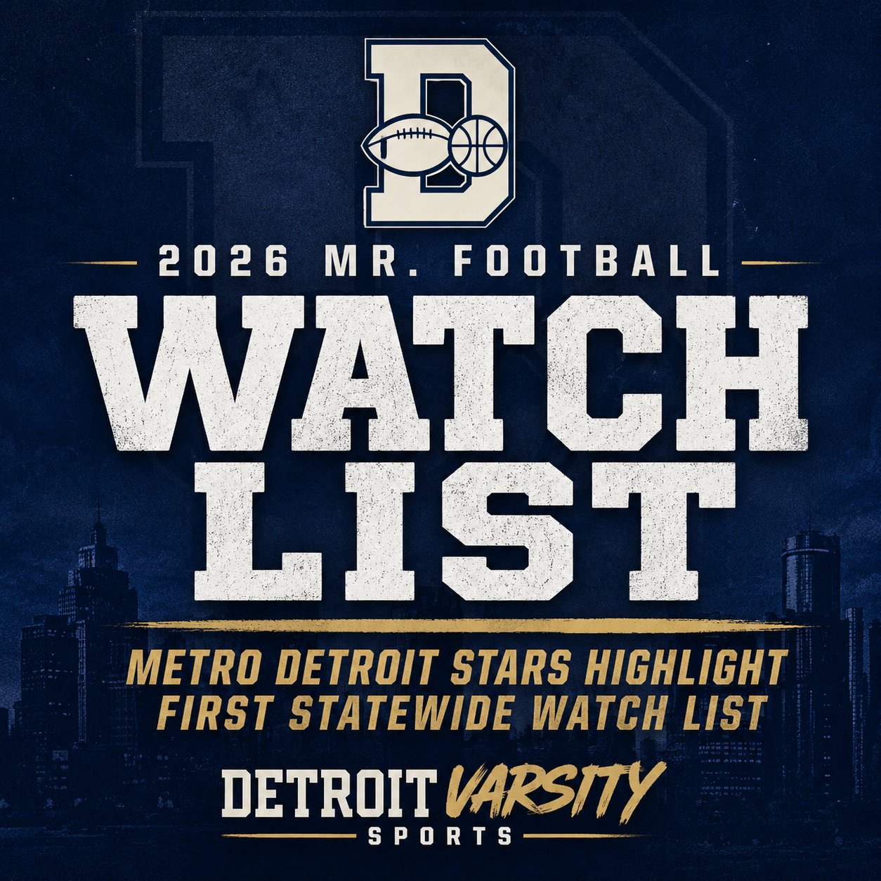 Metro Detroit Stars Dominate First 2026 Mr. Football Watch List