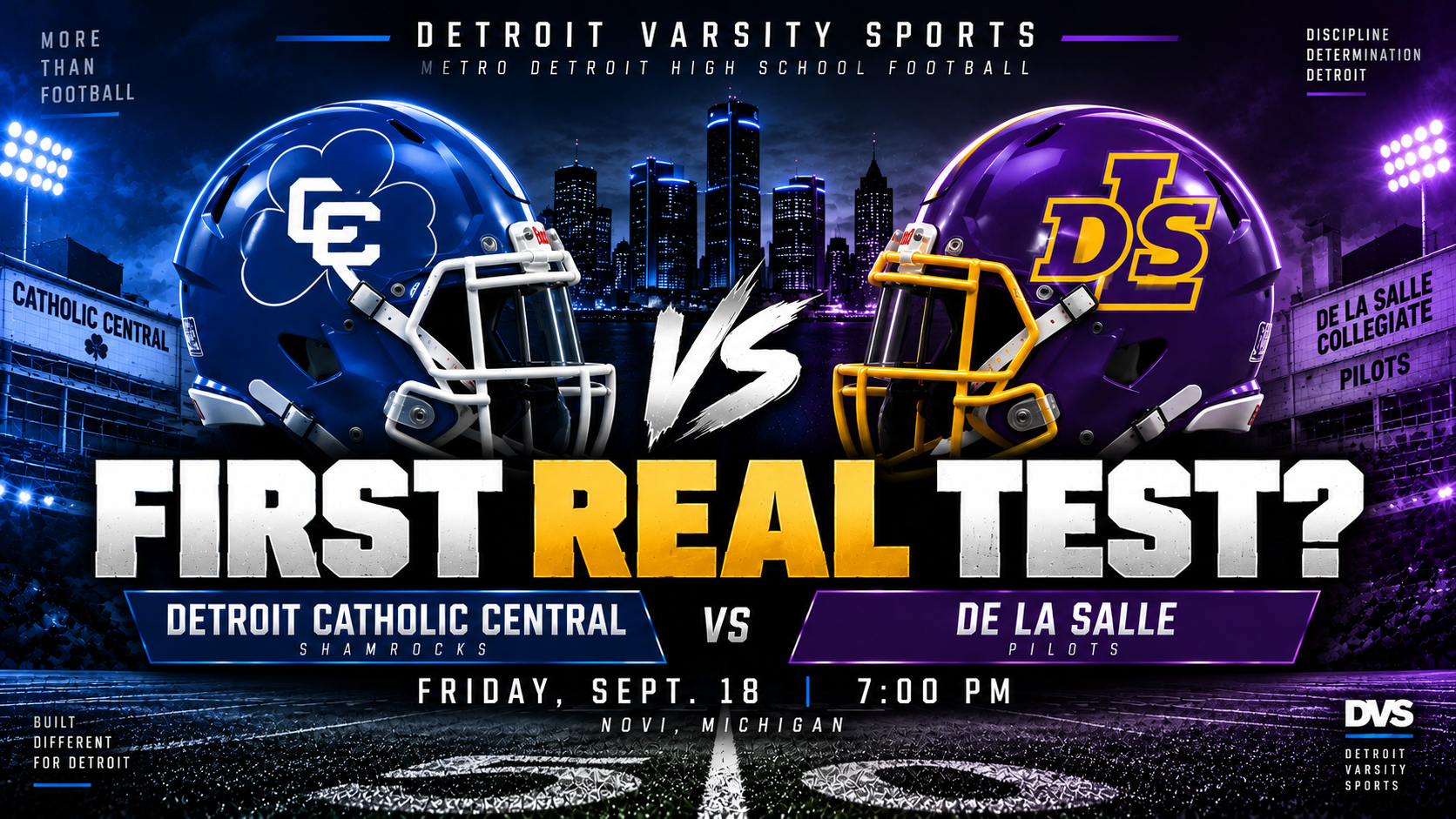First Test?: Detroit Catholic Central Prepares for De La Salle