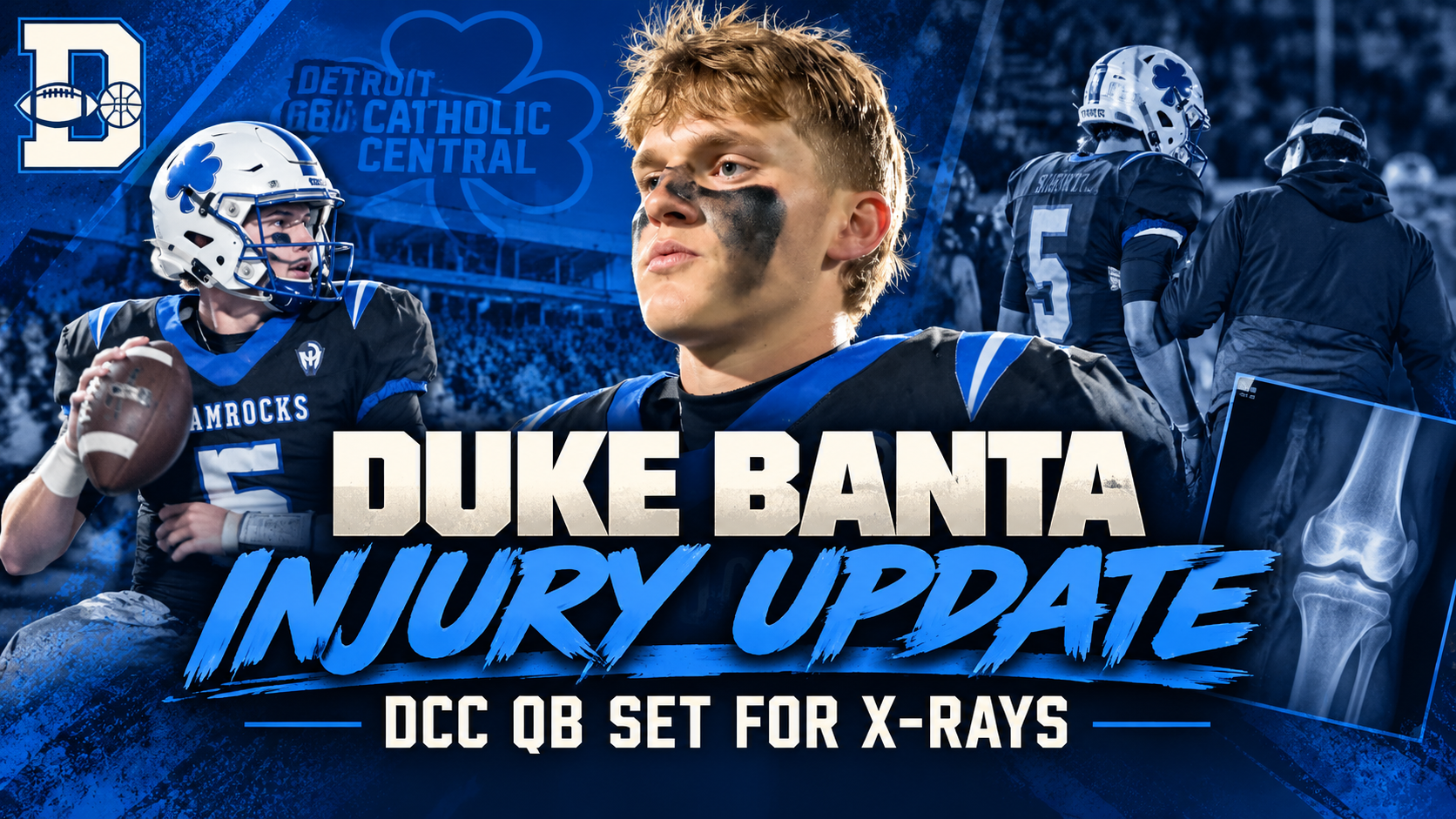 DCC QB Duke Banta to Undergo X-Rays After Leaving Toledo Central Catholic Game
