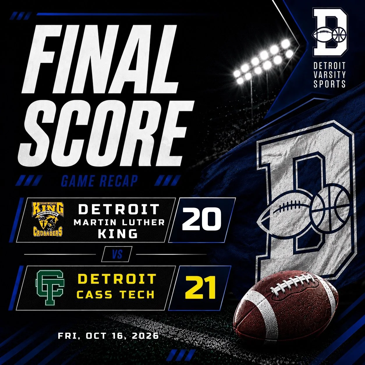 Cass Tech Edges King in Thriller to Capture 2026 PSL Championship