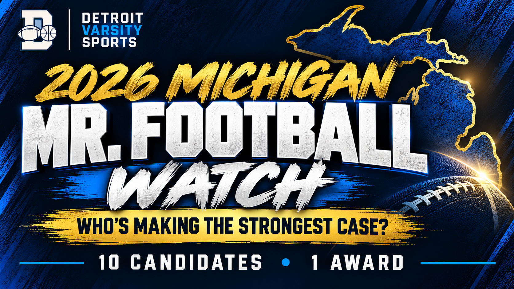 2026 Michigan Mr. Football Watch: Metro Detroit Stars Headline the Race as Playoffs Approach
