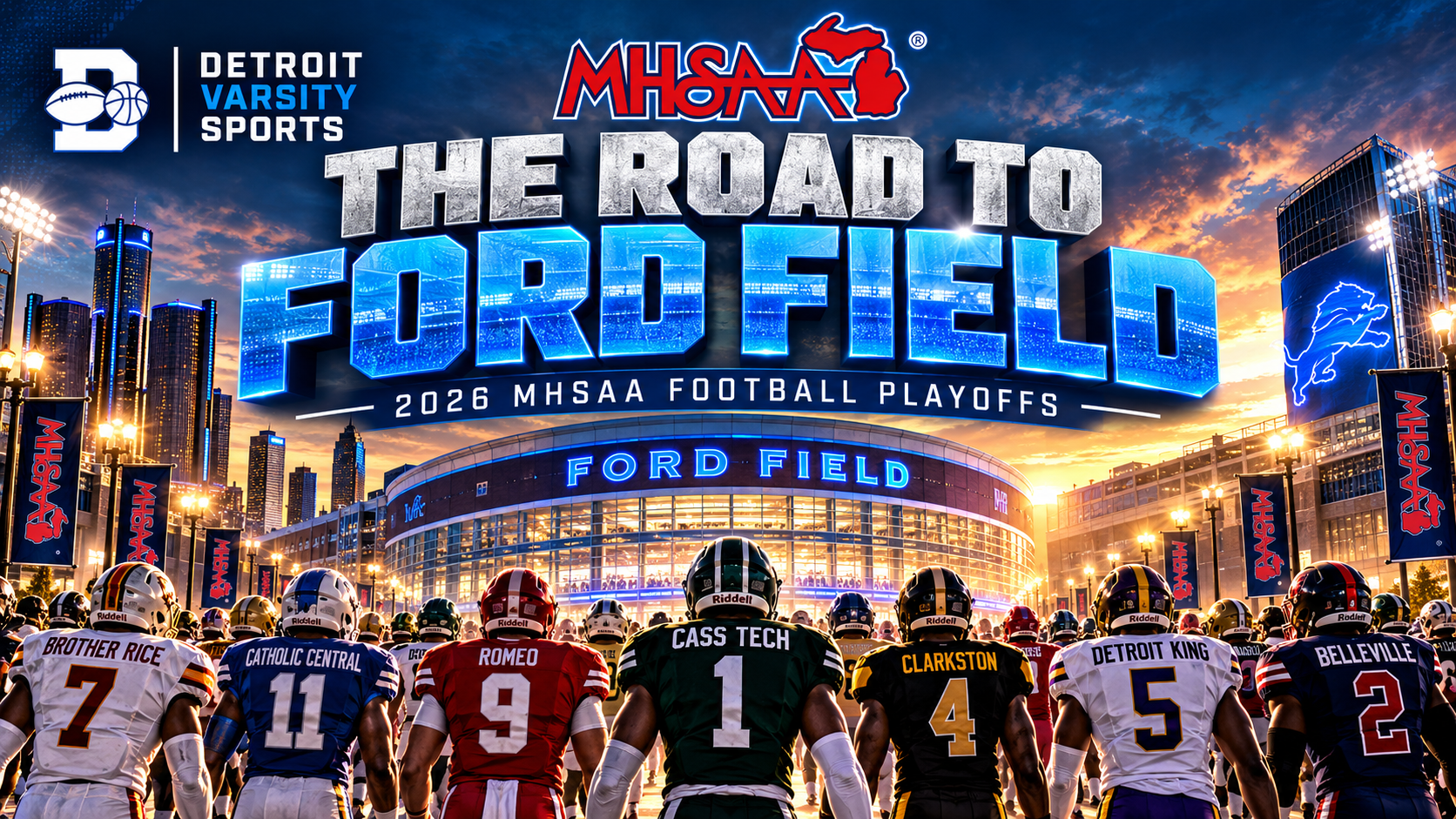 THE ROAD TO FORD FIELD BEGINS: 2026 MHSAA Football Playoff Brackets Revealed