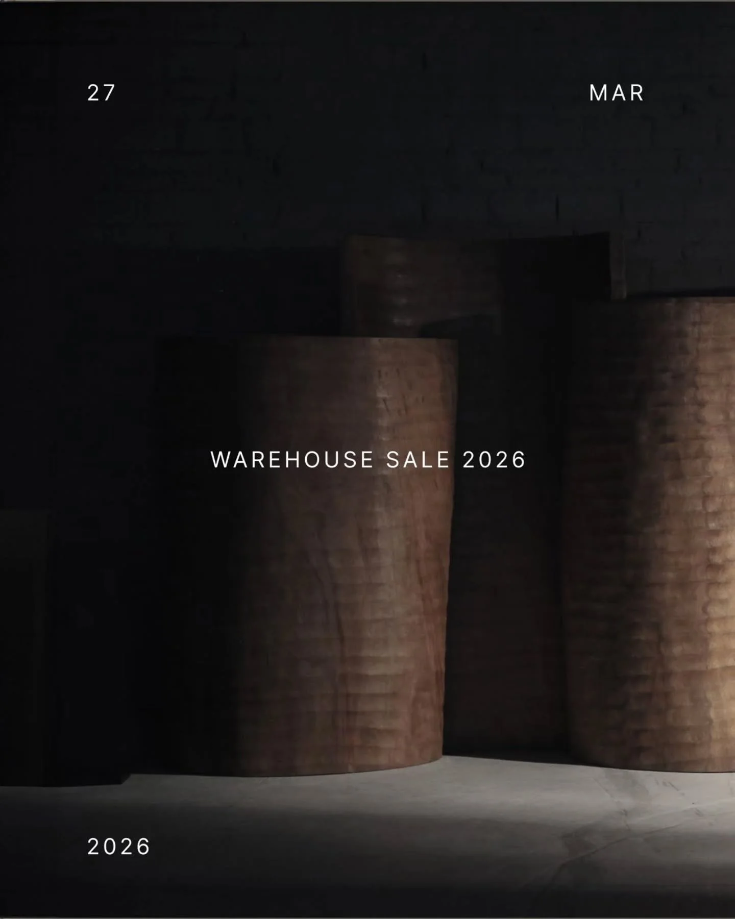 Warehouse Sale, del 27 de marzo al 20 de abril de 2026. 

Reducciones finales &uacute;nicamente en nuestra bodega de San Miguel de Allende. Piezas de exhibici&oacute;n y  oportunidades &uacute;nicas.

Haga de esta visita el pretexto ideal para una es