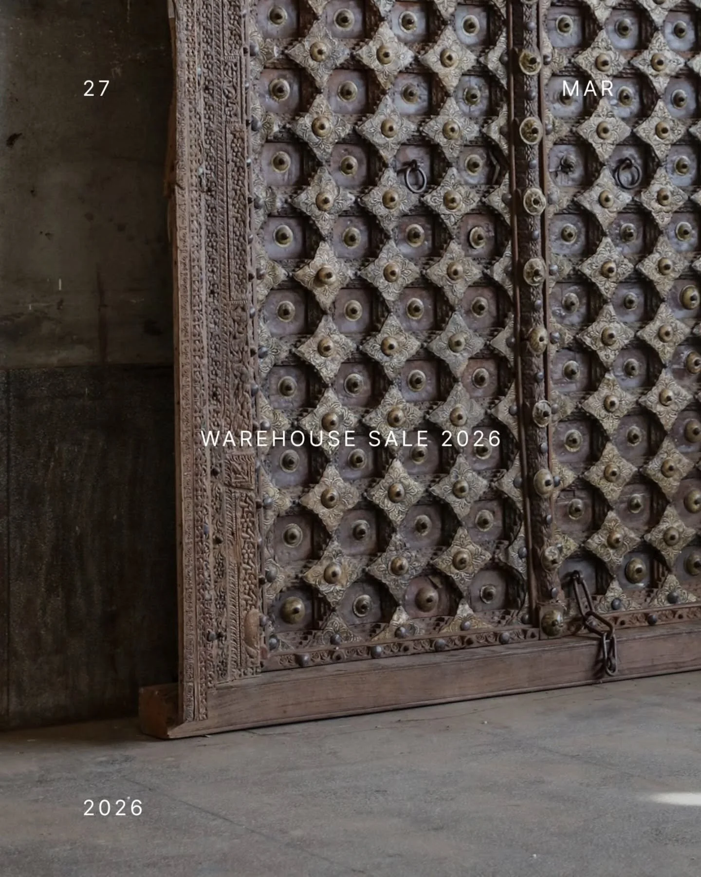 MA&Ntilde;ANA

Comienza nuestro Warehouse Sale. Precios finales en piezas de exhibici&oacute;n y reducciones en todas nuestras colecciones. 

Solo en nuestra bodega de San Miguel de Allende.