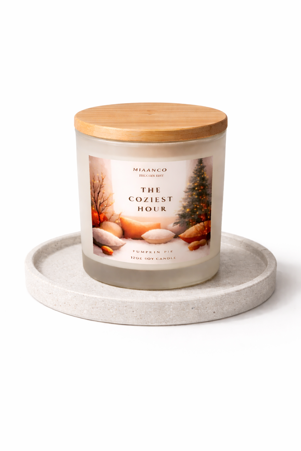 : coziest hour pumpkin pie candle