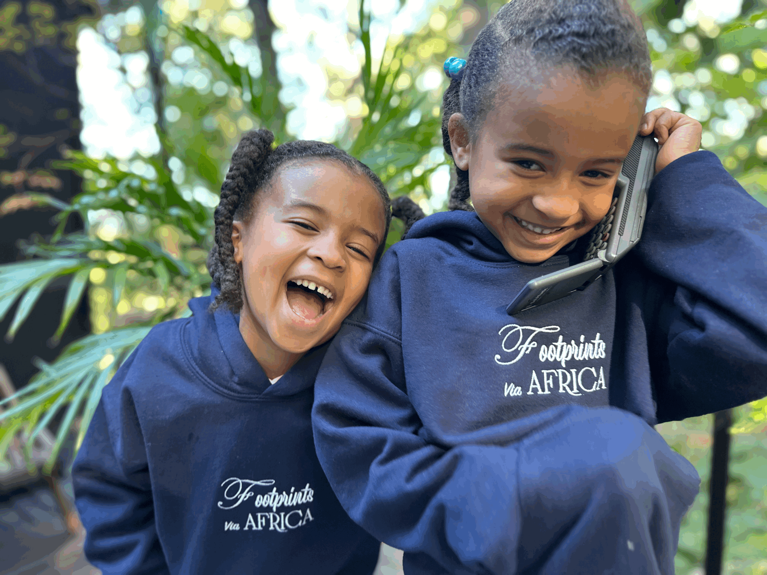 Youth FOOTPRINTS VIA Heavy Blend Hoodie