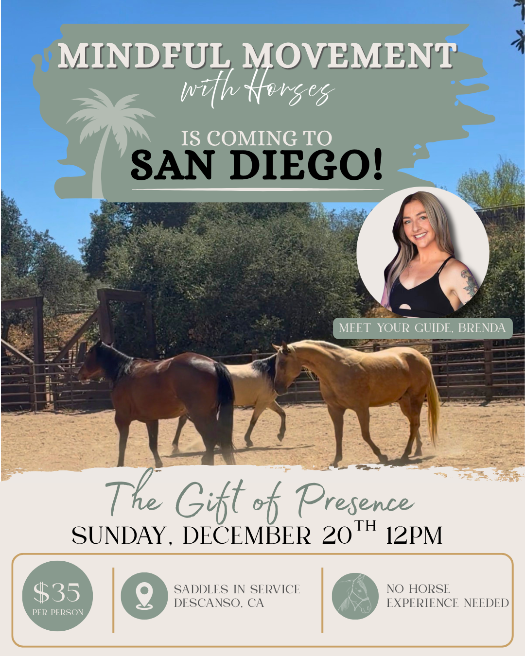 December Mindful Movement With Horses