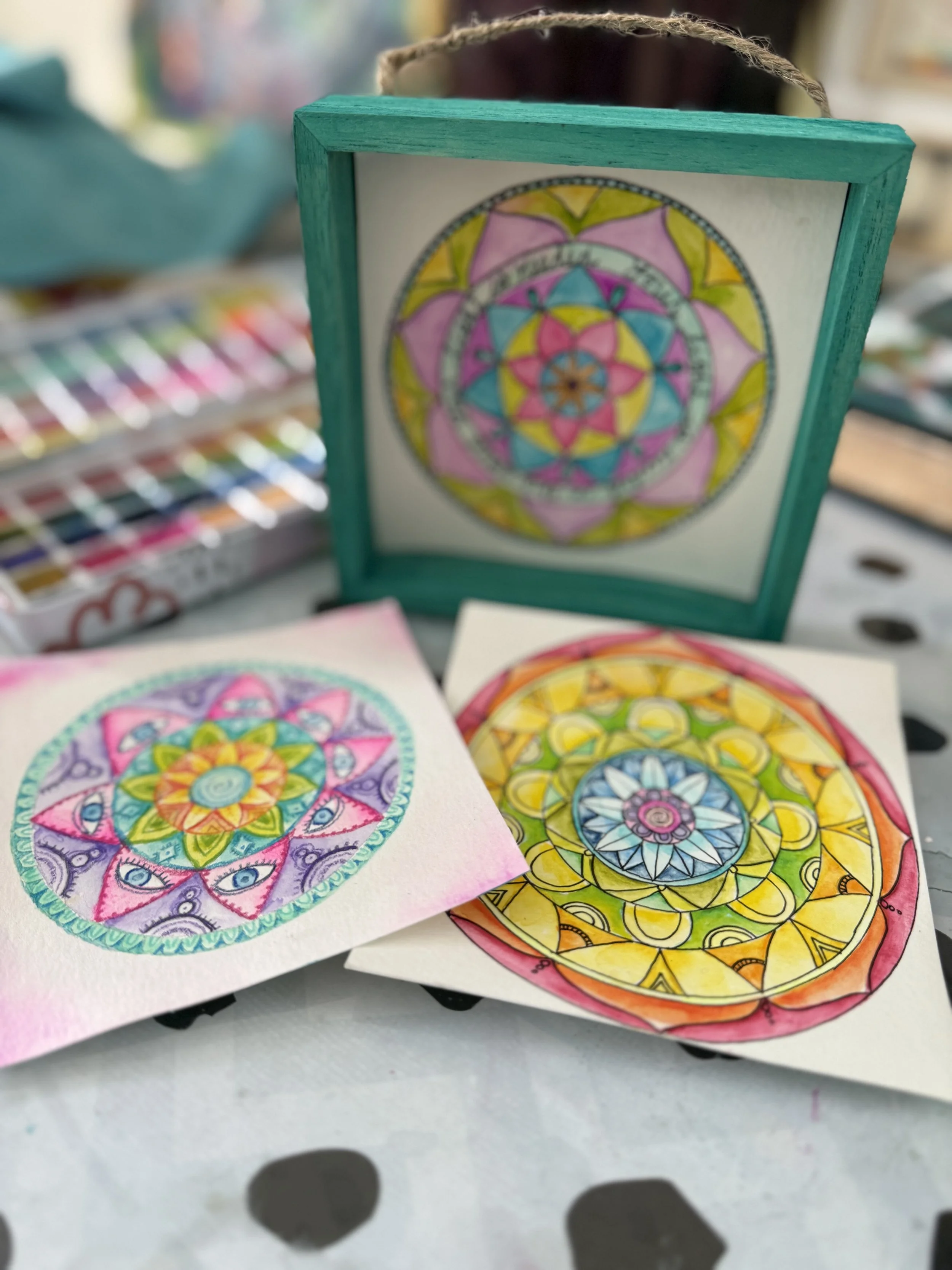 Magical Mandala Watercolors