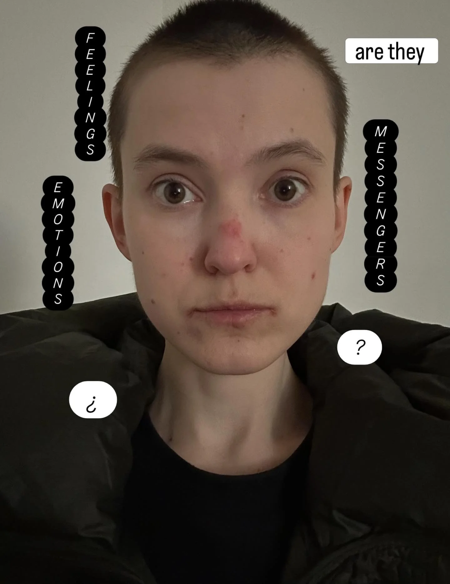 Are feelings and emotions messengers? 
I agree with this perspective. Absolutely. 

However, I don&rsquo;t allow myself to value their messages. Fearing that I might seem irresponsible, I try to rationalize all the unpleasant feelings and keep &lsquo