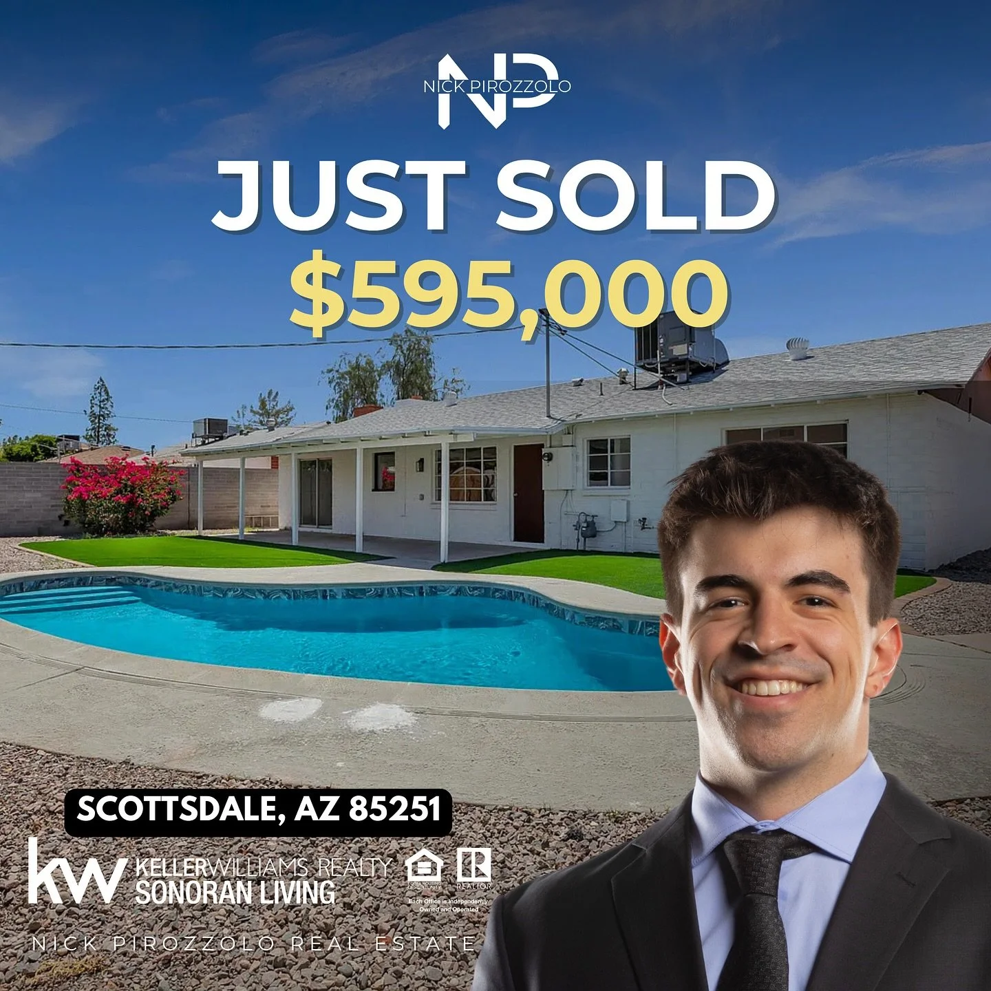 Huge congrats to my buyer clients for snagging this one in Scottsdale 🔥

Looking to buy/sell for the best price? Let&rsquo;s connect. ✅

Nick Pirozzolo - Scottsdale, AZ
480-952-9173
NickPirozzolo@gmail.com

#realestate #arizona #phoenix #scottsdale 