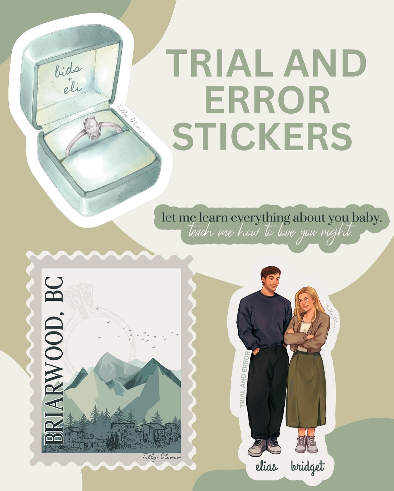 trial and error stickers!!!

a big and HUGE thank you to @jadestone_creates for these wonderful stickers!! it feels like such a blessing to be able to work with such wonderful people!!

will 110% be putting these into PR packages in the future and i 