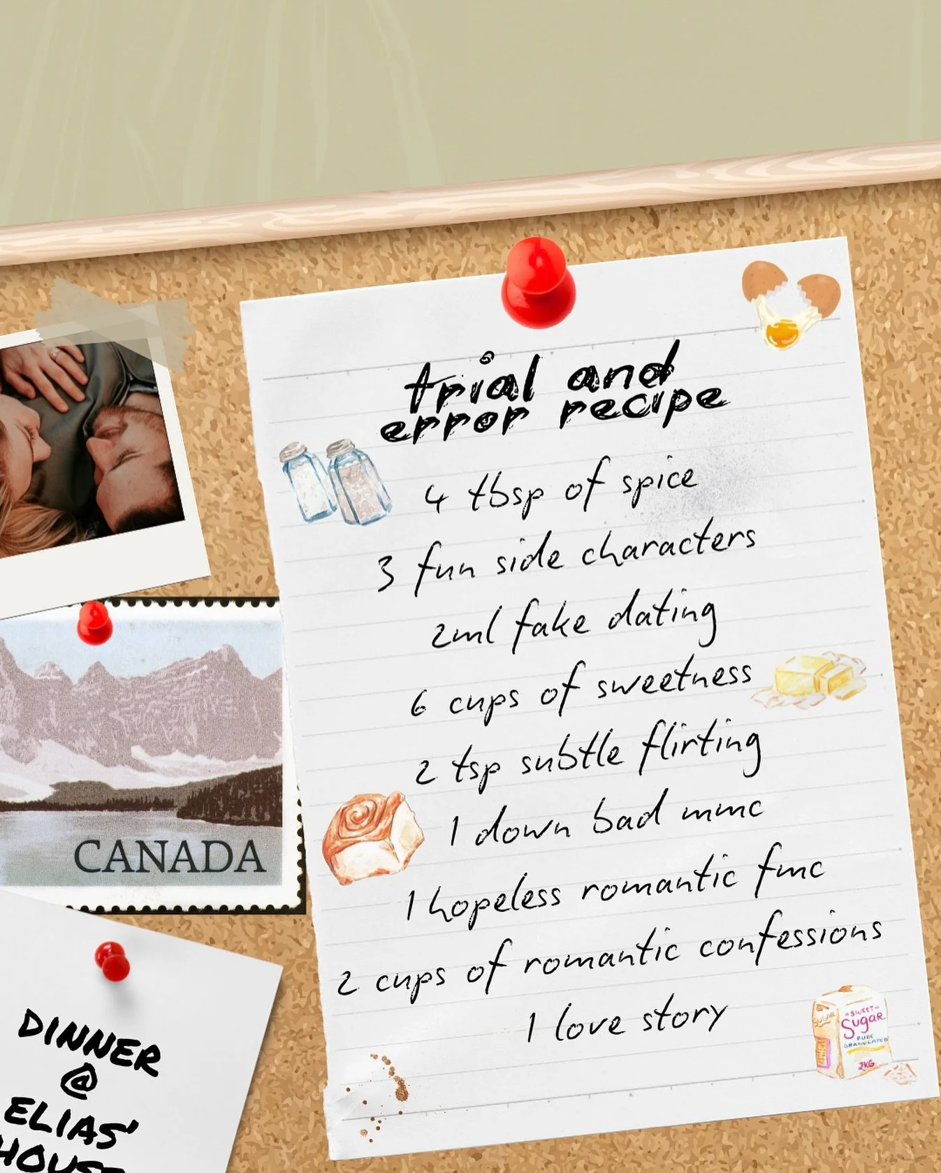here&rsquo;s what you&rsquo;ll find in trial and error!

i&rsquo;d cook this recipe over and over again 😭

🤍 engagement of convenience 
✨ friends to lovers 
🤍 sunshine x sunshine 
✨ he falls first
🤍 lover boy mmc 

trial and error est. fall 2026
