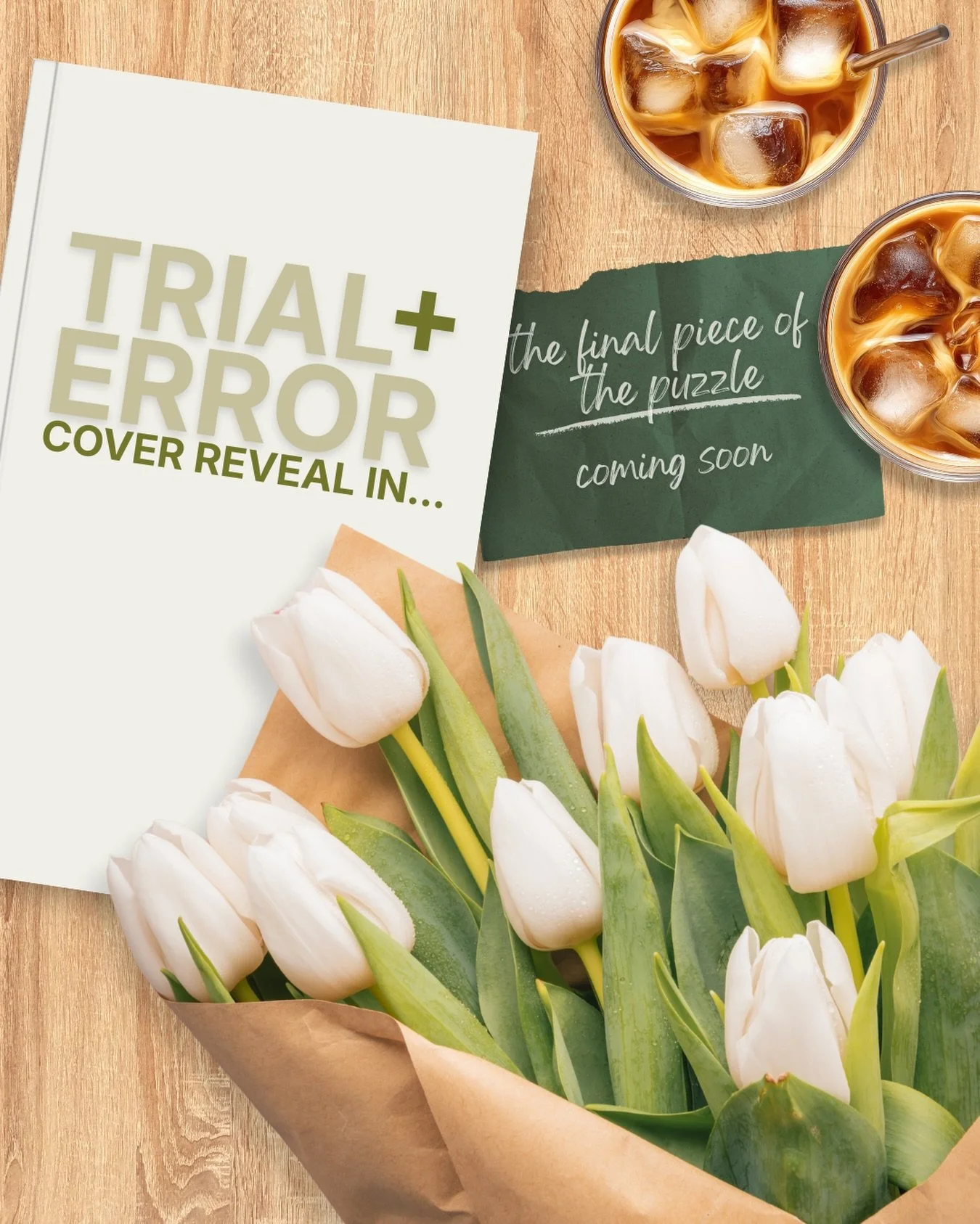 the final piece of the puzzle...is almost here!! keep an eye out for more info on when it&rsquo;s coming 👀 

🤍 engagement of convenience
✨ friends to lovers
🤍 sunshine x sunshine
✨ he falls first
🤍 lover boy mmc
✨ dual pov

trial and error - octo