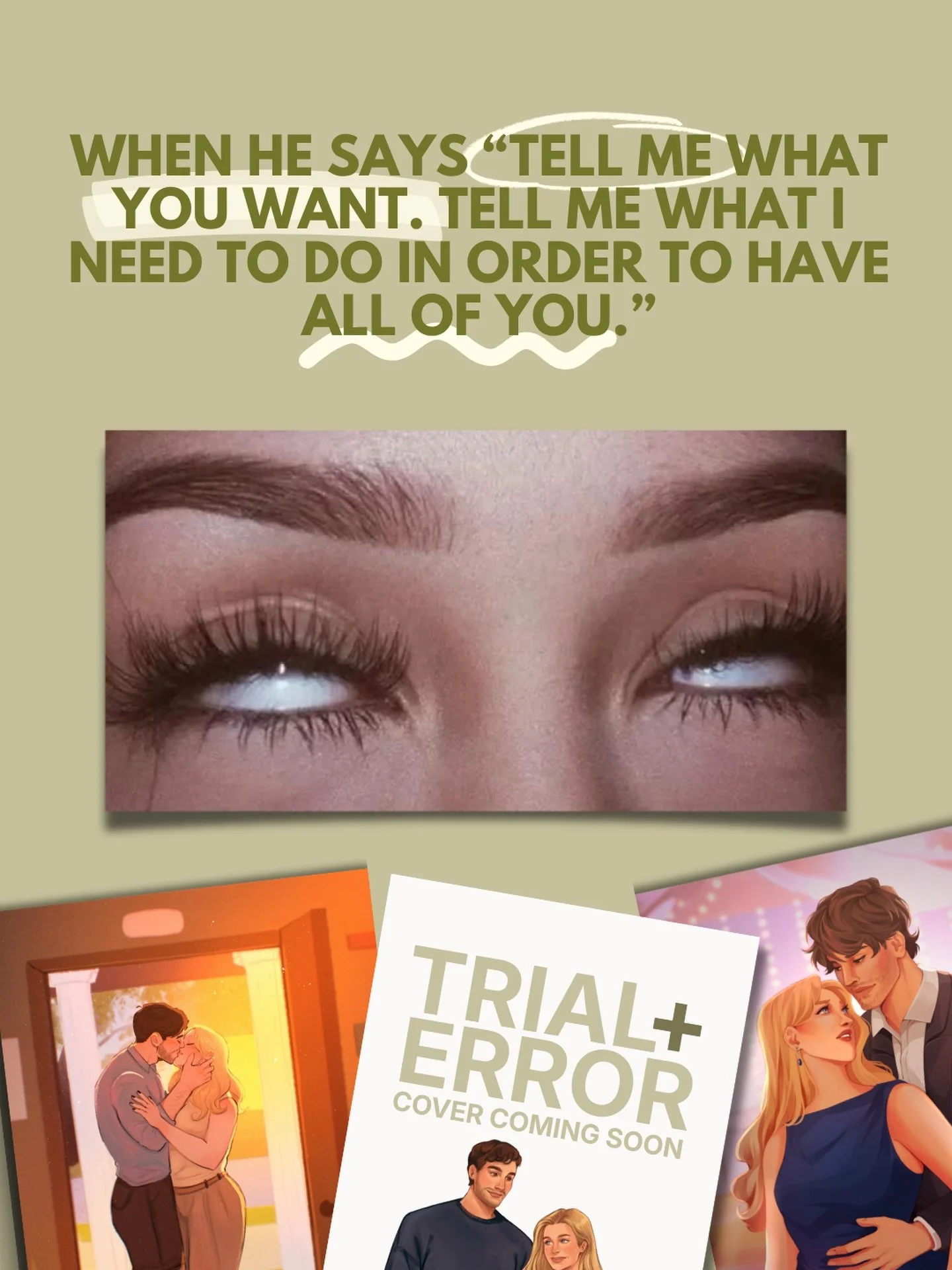 elias cohen = dreamy 

🤍 engagement of convenience
✨ friends to lovers
🤍 sunshine x sunshine
✨ he falls first
🤍 lover boy mmc
✨ dual pov

trial and error - october 3, 2026

🌿 indie author | romance book | romance writer | friends to lovers | fake