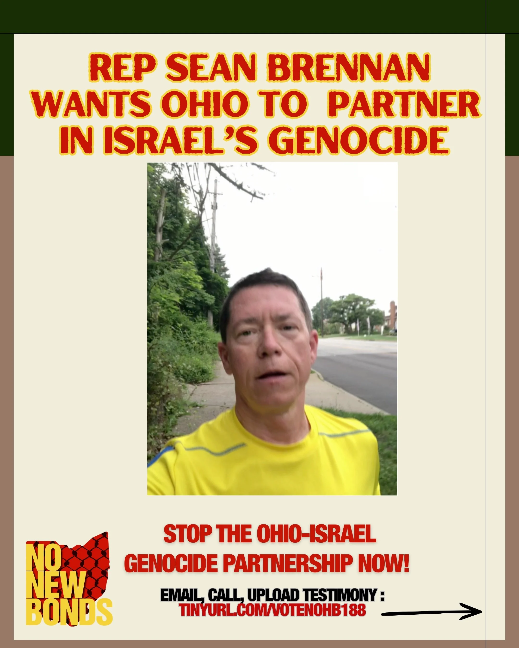 We would like to remind Sean Brennan that he is from Parma, Ohio. Not Israel.