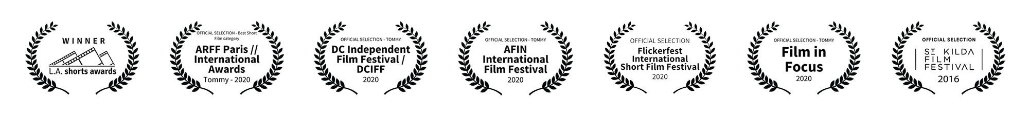 List of  Film Awards for Tommy, best editor Joelle Baudet Film in Focus and Long Short Shorts