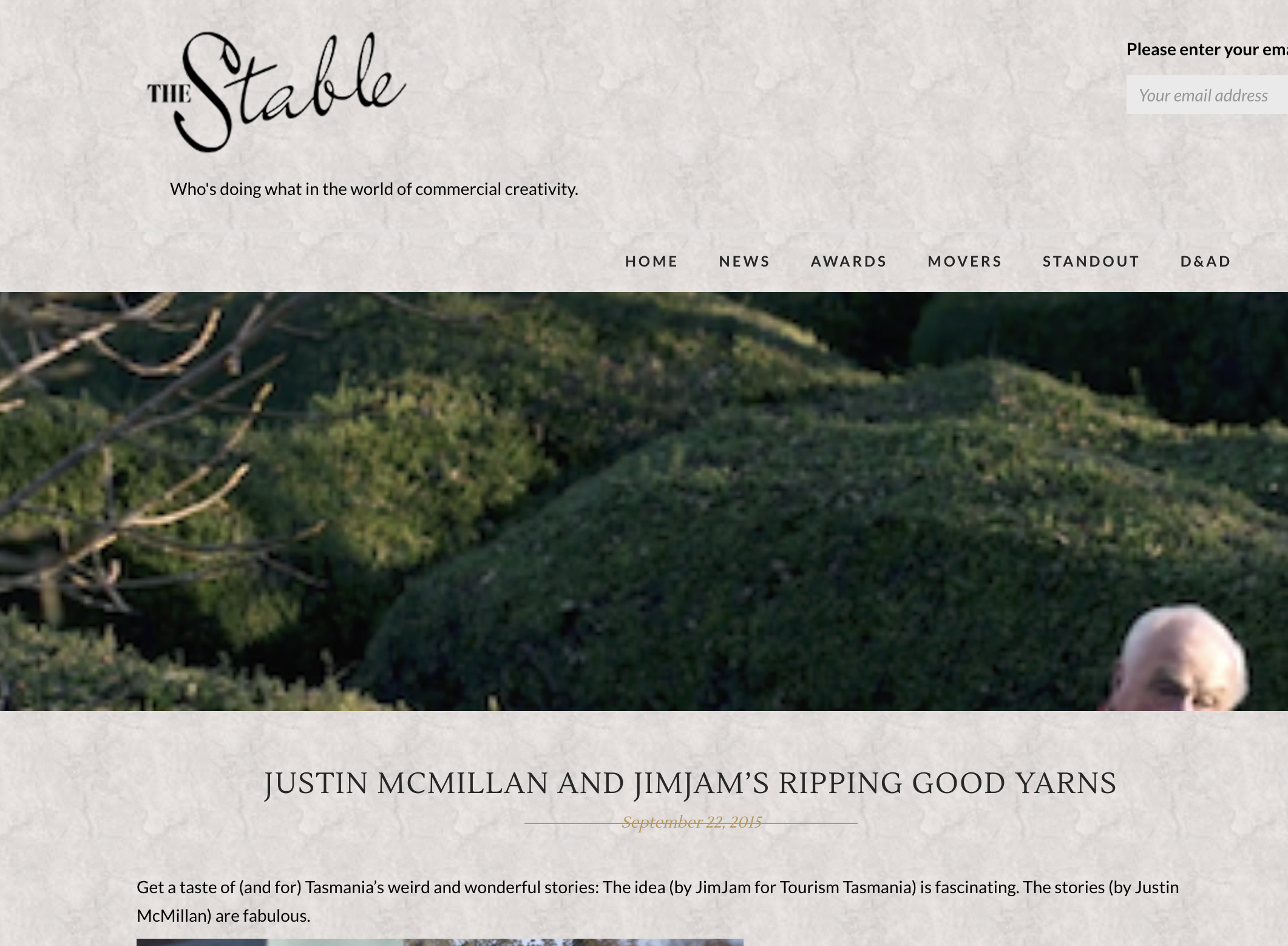 Justin McMillan and Jimjam’s ripping good yarns