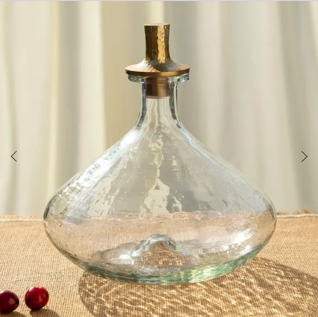 Pebbled Decanter