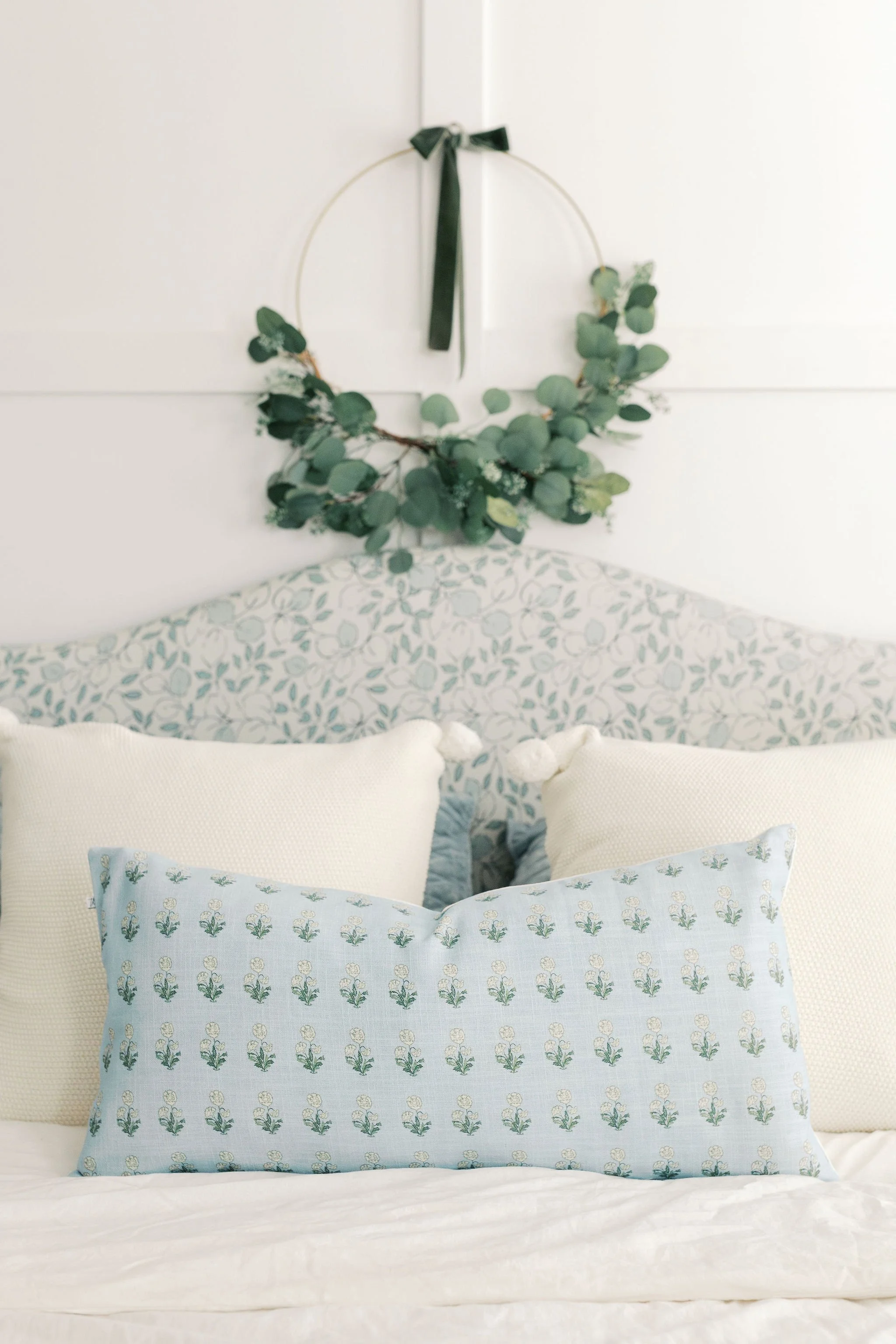 The "Kate" Sky Blue Pillow Cover