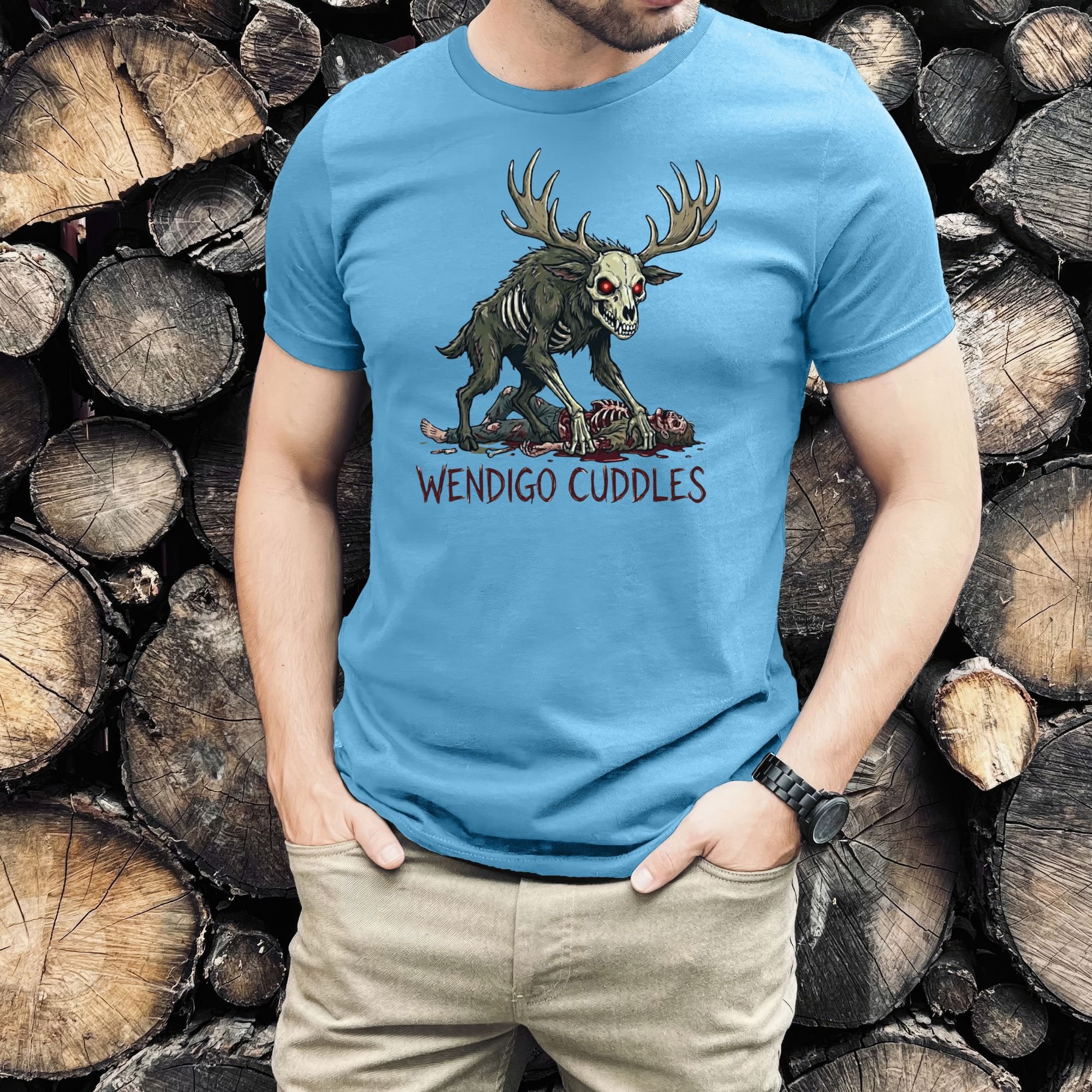The Wendigo Monster Cryptid Collection Tee — Spooky Creepy Scary Graphic T-Shirt