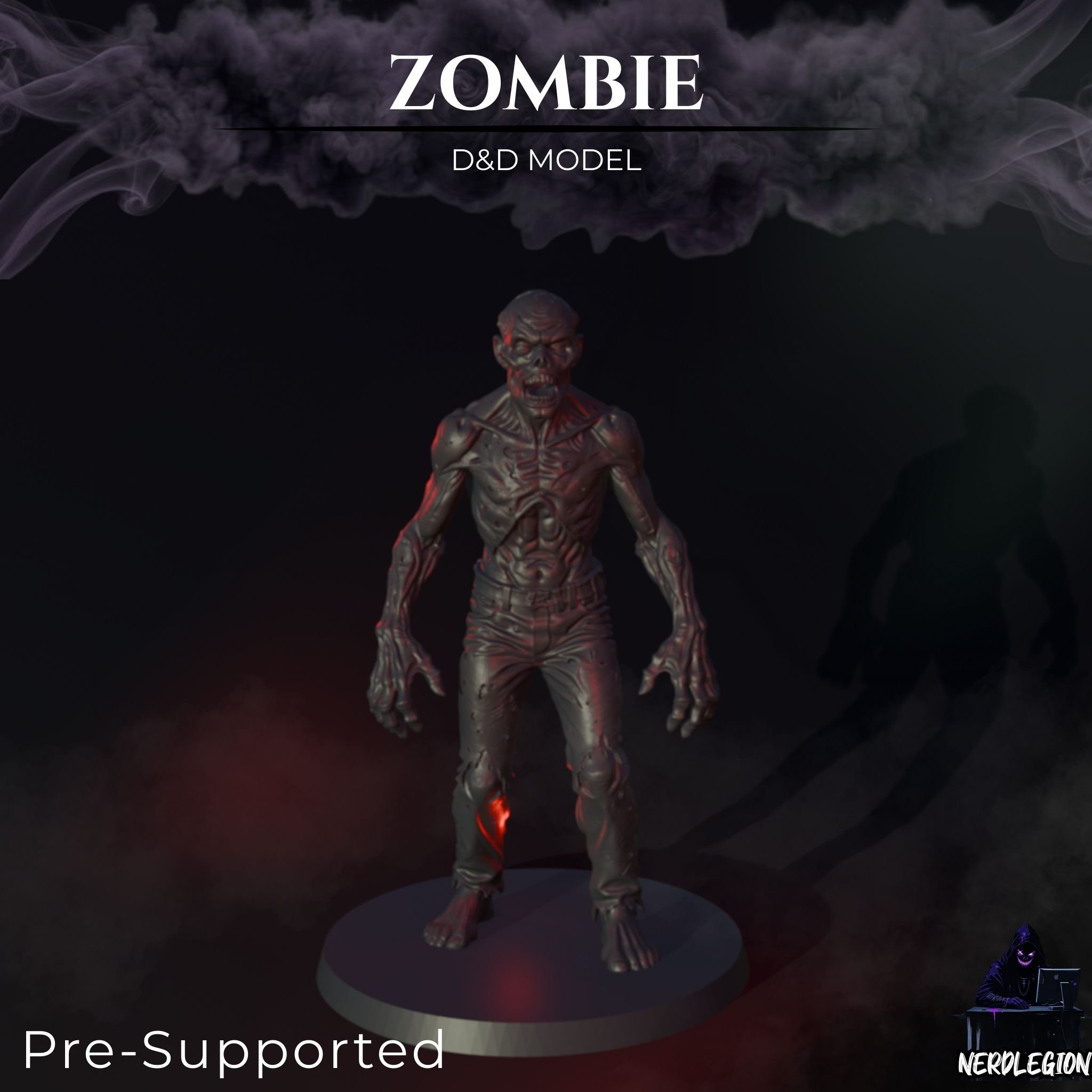 Zombie - Dungeons and Dragons STL File