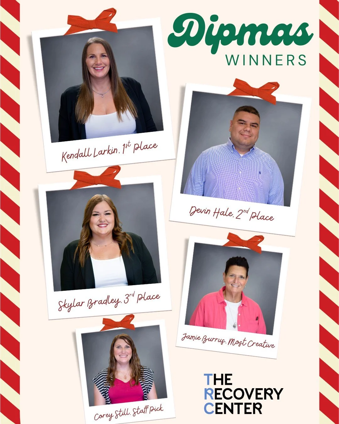 🎄 Dipmas was a hit! 🎄

Our judges had such a great time (and truly took their role seriously!) as they sampled nearly two dozen creative, delicious dips prepared by our amazing staff. The competition was fierce and the flavors were on point. After 