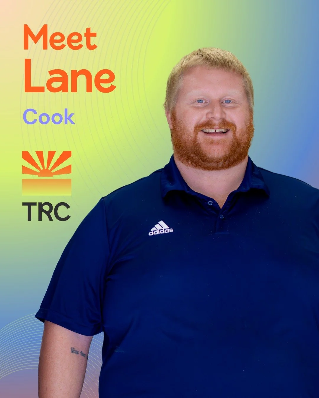 Please help us welcome our newest member, Lane, to the team!
He's joining our kitchen staff as a Cook, and we&rsquo;re glad to have him on board. 🍳Welcome to TRC!