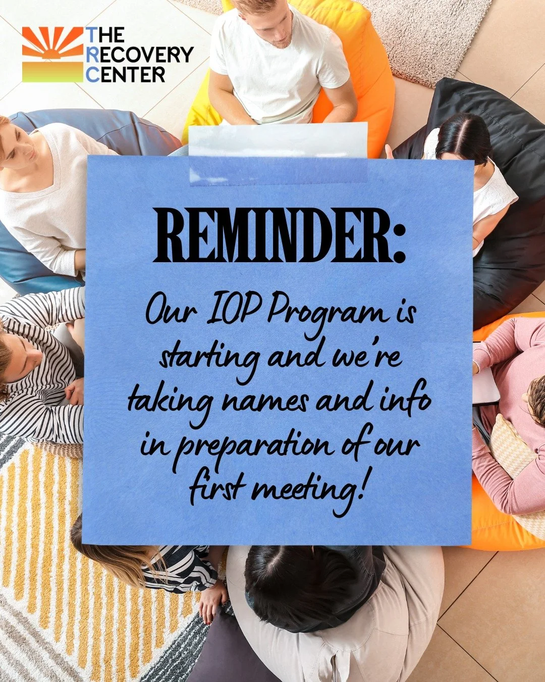 Just a reminder that our Intensive Outpatient Program (IOP) is here for those who are ready to keep moving forward in their recovery.

IOP offers structured support while still allowing you to live at home (or in sober living), work, and stay connect