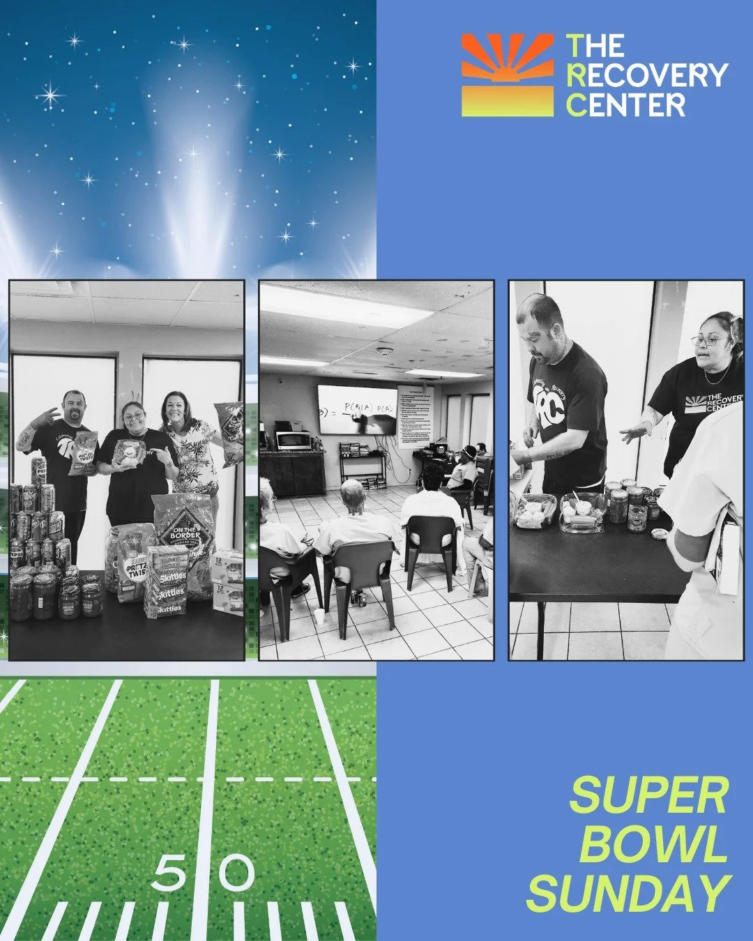 🏈 Super Bowl Sunday at TRC! 🏈

Our patients enjoyed the big game a few weeks ago with fresh popcorn, chips, and plenty of snacks to go around. 🍿🥳

Moments like these remind us that recovery doesn&rsquo;t mean missing out &mdash; it means learning