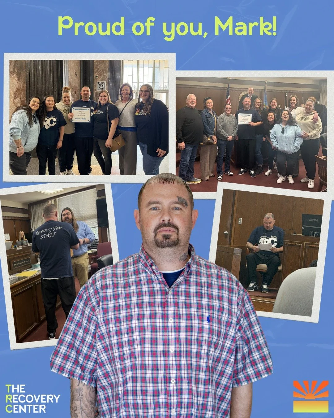 Huge congrats to Mark, one of our Recovery Techs, on completing Drug Court! 🎉

From walking through the process to now walking alongside others in recovery, that&rsquo;s what full-circle looks like. We&rsquo;re proud of you and the example you set e