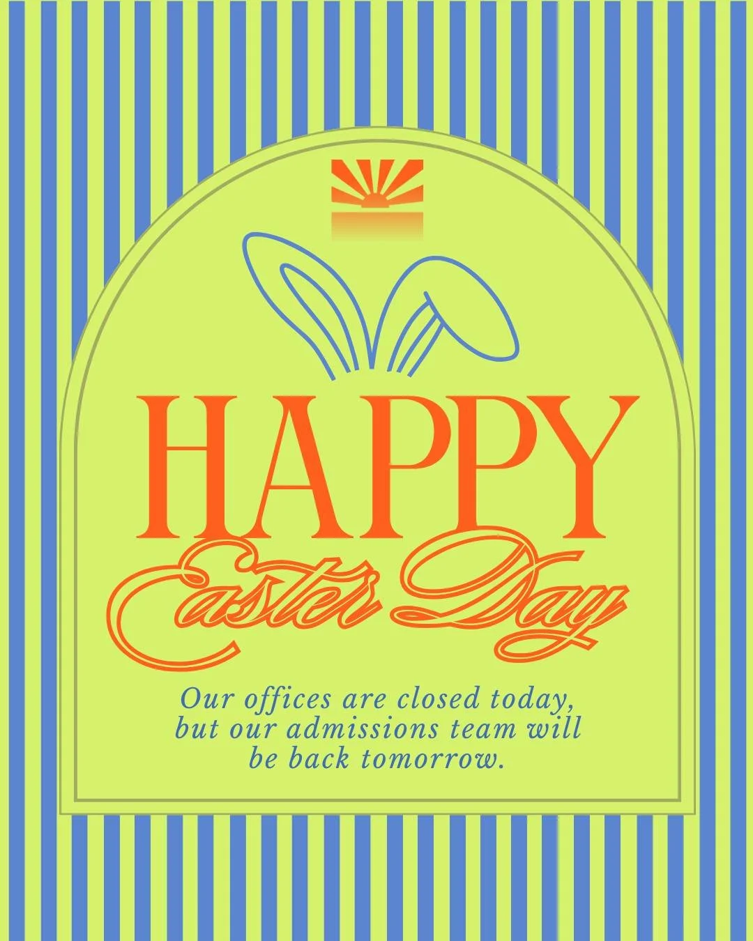 Happy Easter 💙
A day that represents new life and new beginnings&mdash;something we see every day in recovery.

Our admissions team is taking today off for the holiday, but we&rsquo;ll be back tomorrow and ready to support you or your loved one when