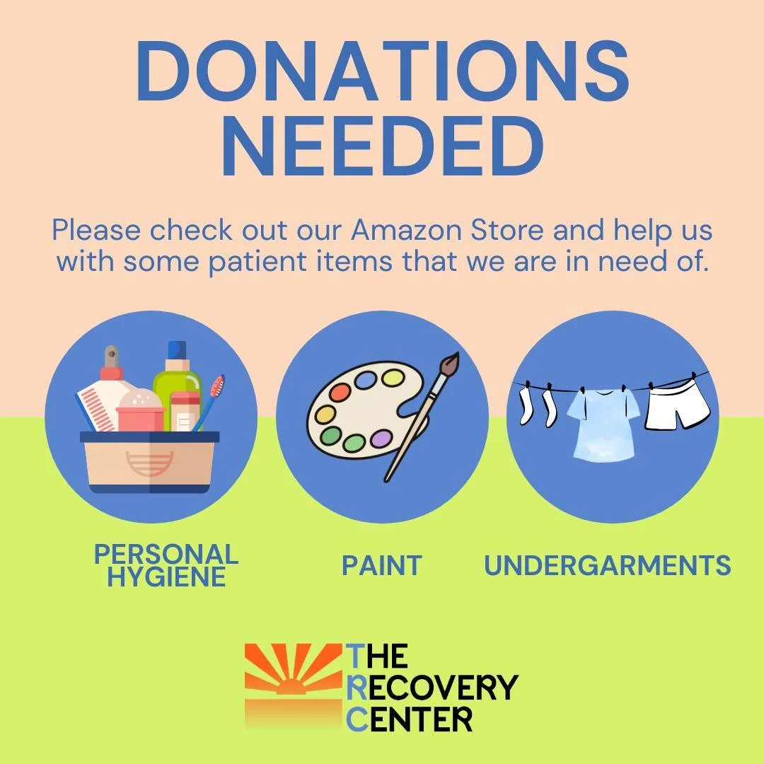 We&rsquo;re asking our community for a little help with some everyday needs.

We&rsquo;ve put together an Amazon list with items our patients use and rely on during their time here&mdash;things like personal hygiene products, craft supplies, and unde