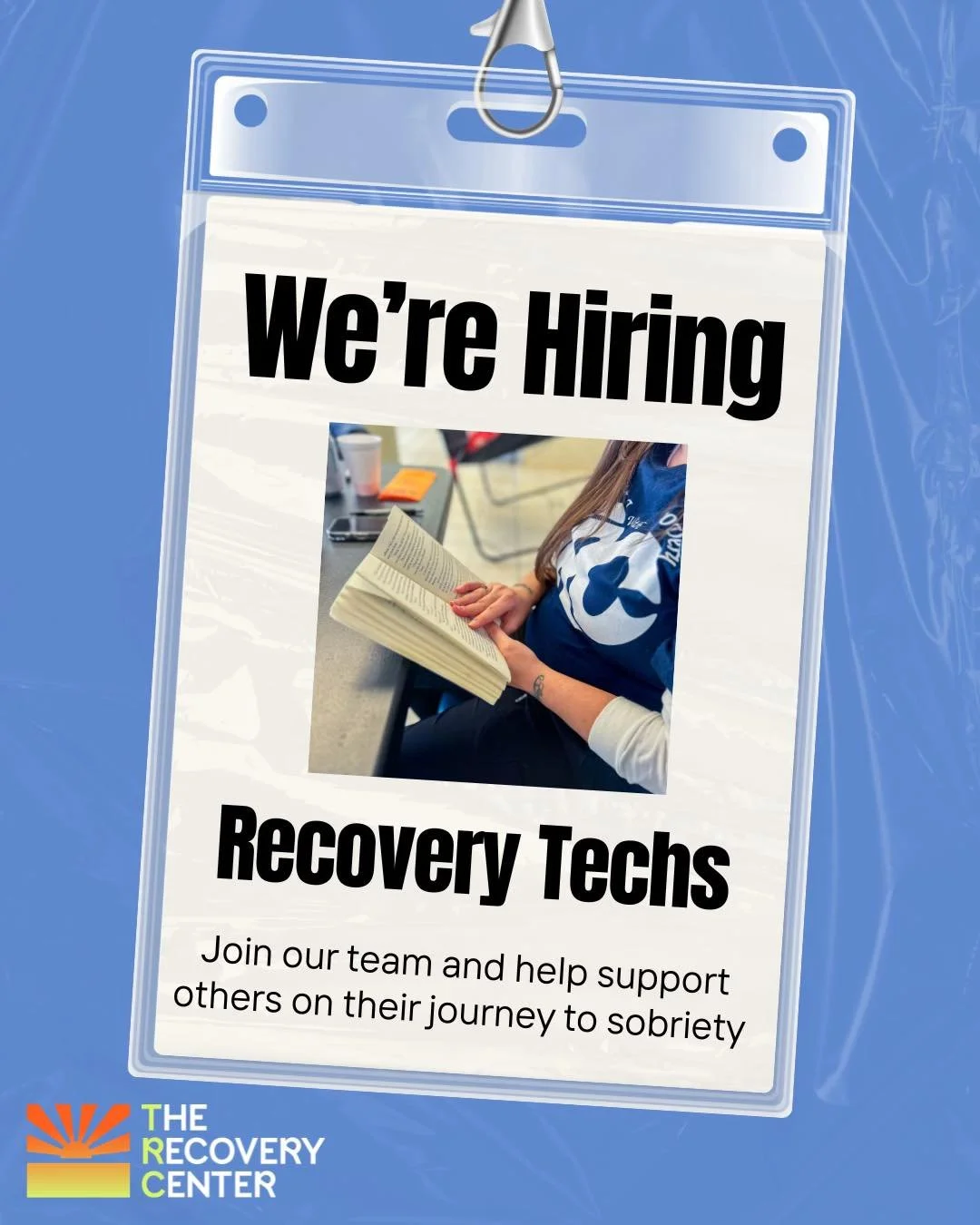 We&rsquo;re hiring Recovery Technicians 💙

RTs are often the steady presence our patients rely on most&mdash;offering support, encouragement, and helping create a safe, structured environment during recovery.

PRSS certification isn&rsquo;t required