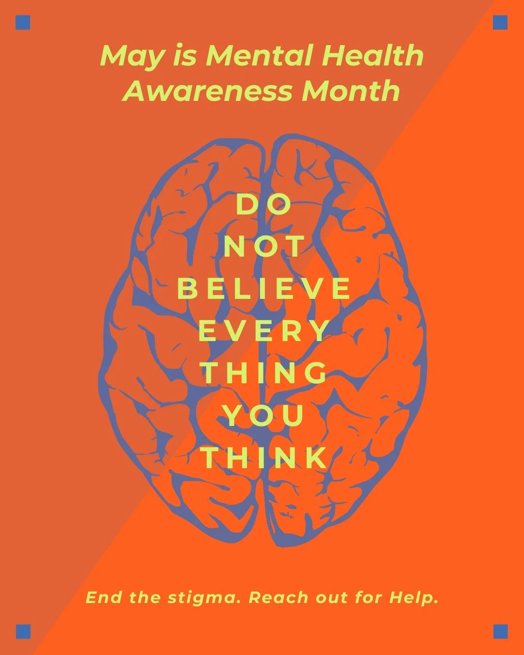 May is Mental Health Awareness Month 💙

Mental health and substance use are deeply connected. Many people turn to substances while struggling with anxiety, depression, trauma, or overwhelming thoughts&mdash;and it can quickly become more than they e