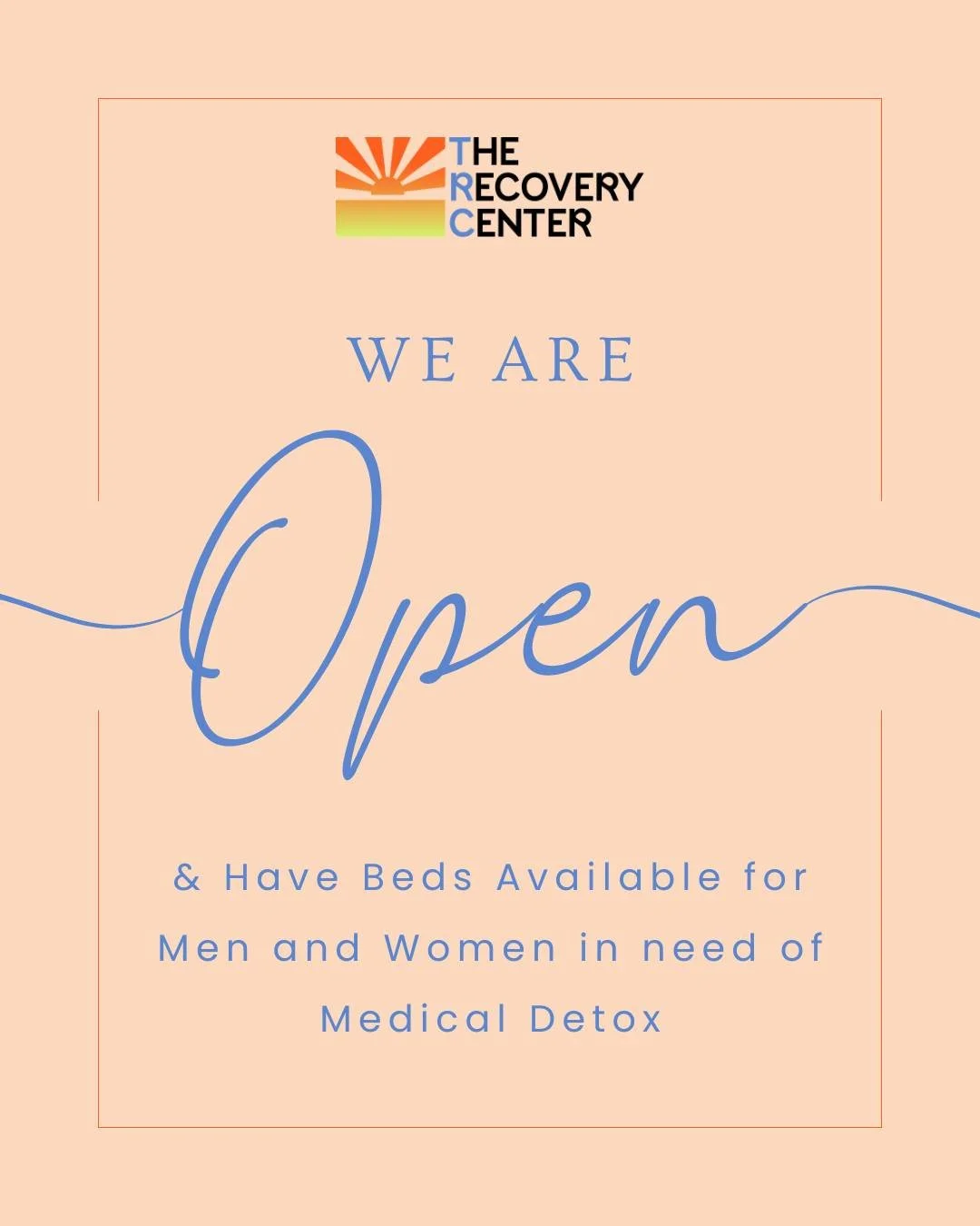 We're back open and ready to get you started on the road to sobriety! Give us a call or come by today:

📱 405-525-2525
📍 1215 NW 25th St. OKC