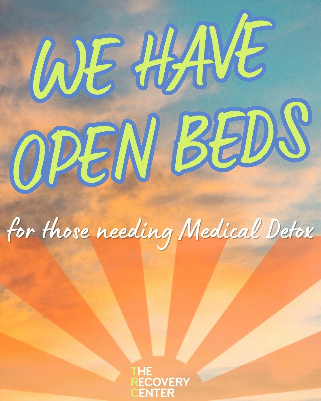 Open Beds Available 💙

Recovery doesn&rsquo;t have to wait. If you or someone you love is ready for help, our team is here to guide you through the first step safely and with compassion.

We accept Medicaid and also serve uninsured individuals who q