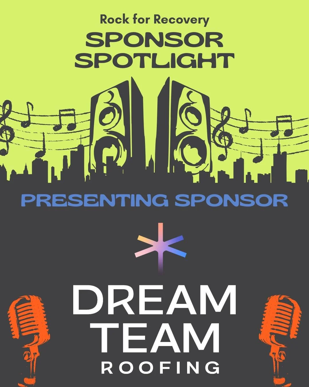 We are incredibly grateful to Dream Team Roofing &amp; Construction LLC for being our Presenting Sponsor at this year&rsquo;s Rock for Recovery fundraiser! 💙

Community partnerships like this are what make our work possible. For more than 35 years, 