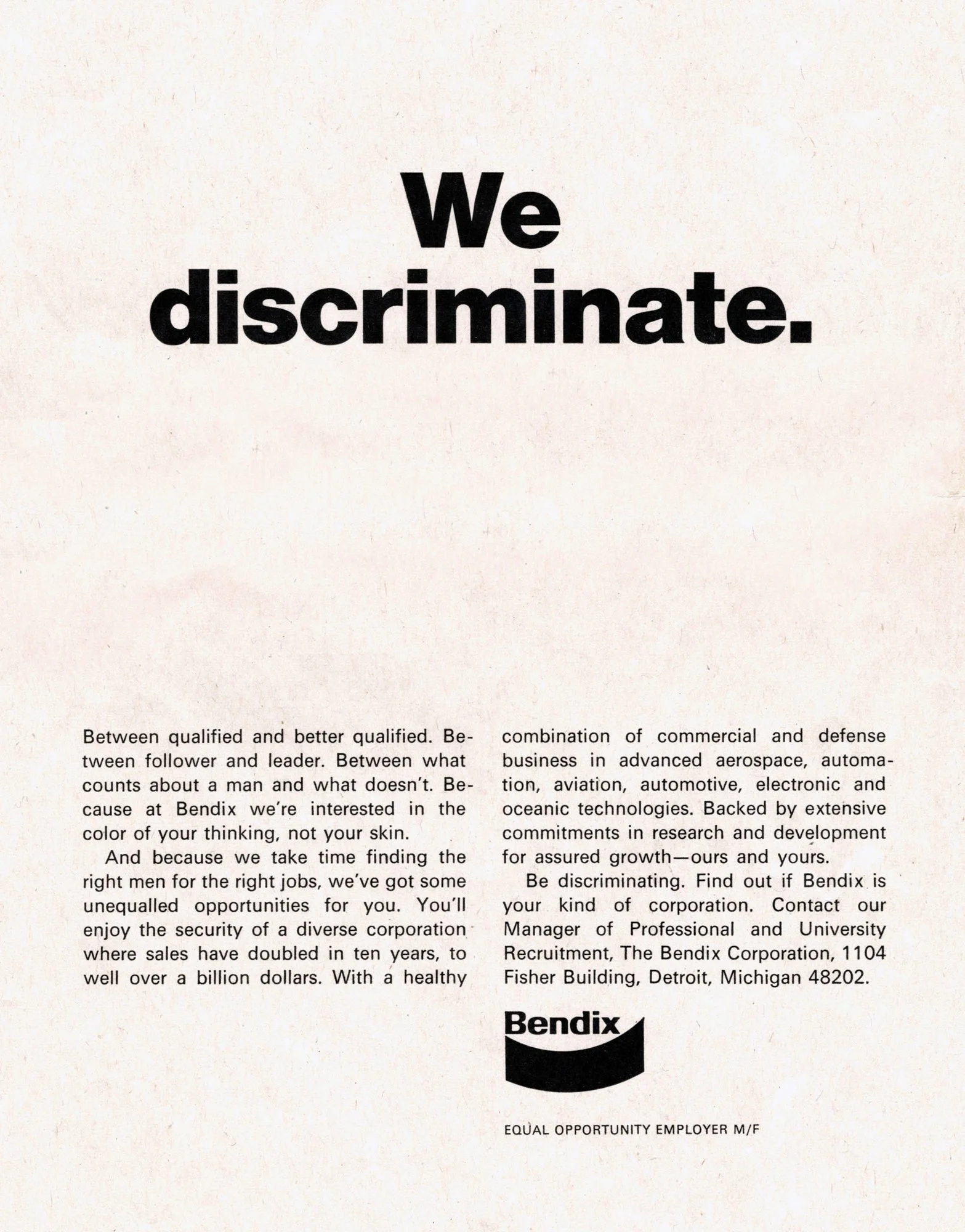 Bendix_weDiscriminate.jpeg