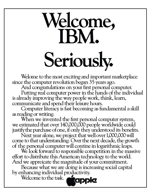 APPLE_Welcome, IBM. Seriously_Ad.jpeg
