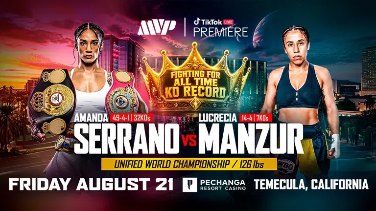  Amanda Serrano vs Lucrecia Manzur headlines the first ever boxing event to be broadcast on TikTok 
