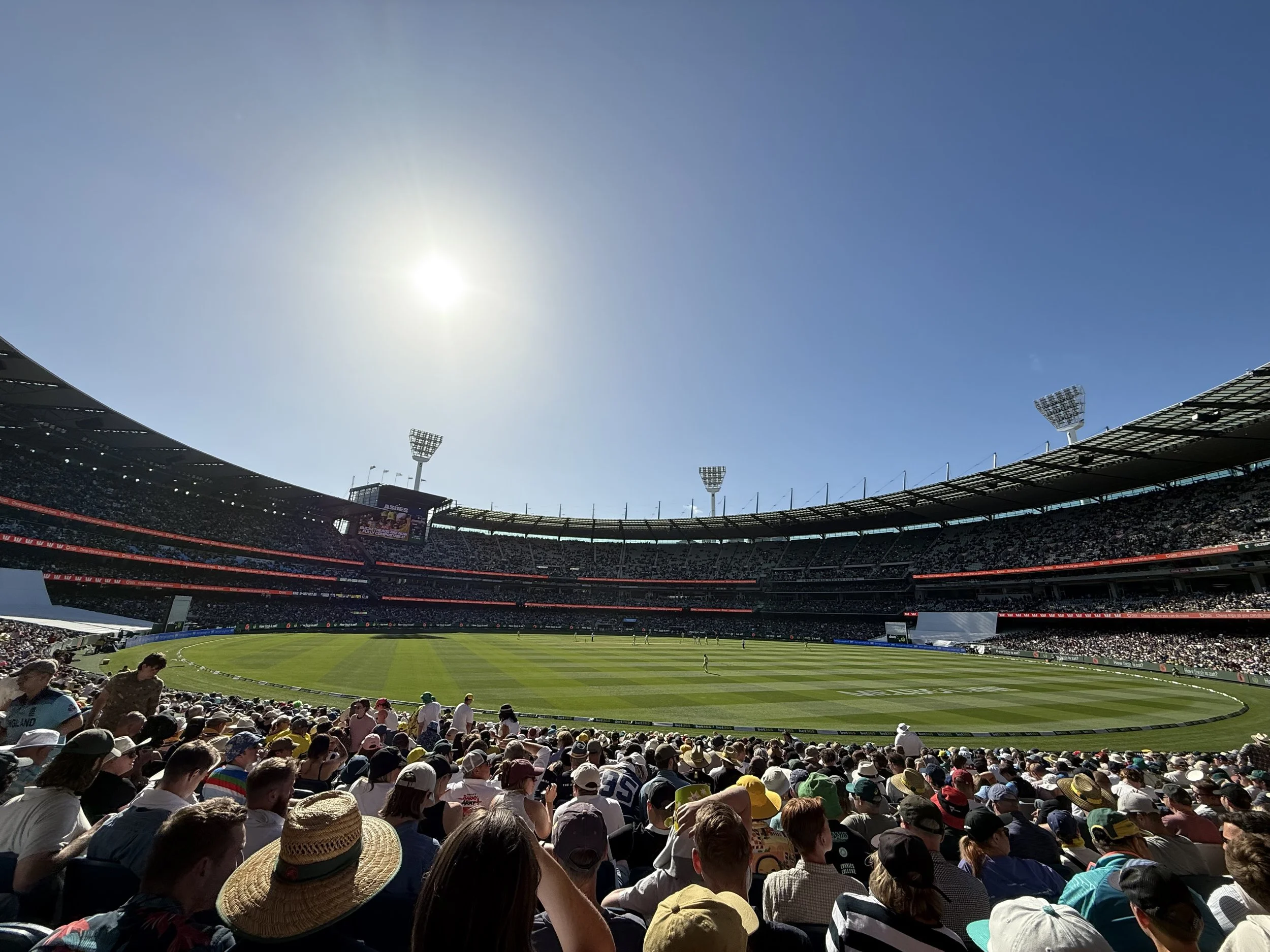 The MCG in all it’s glory on the first afternoon of the Boxing Day Test.