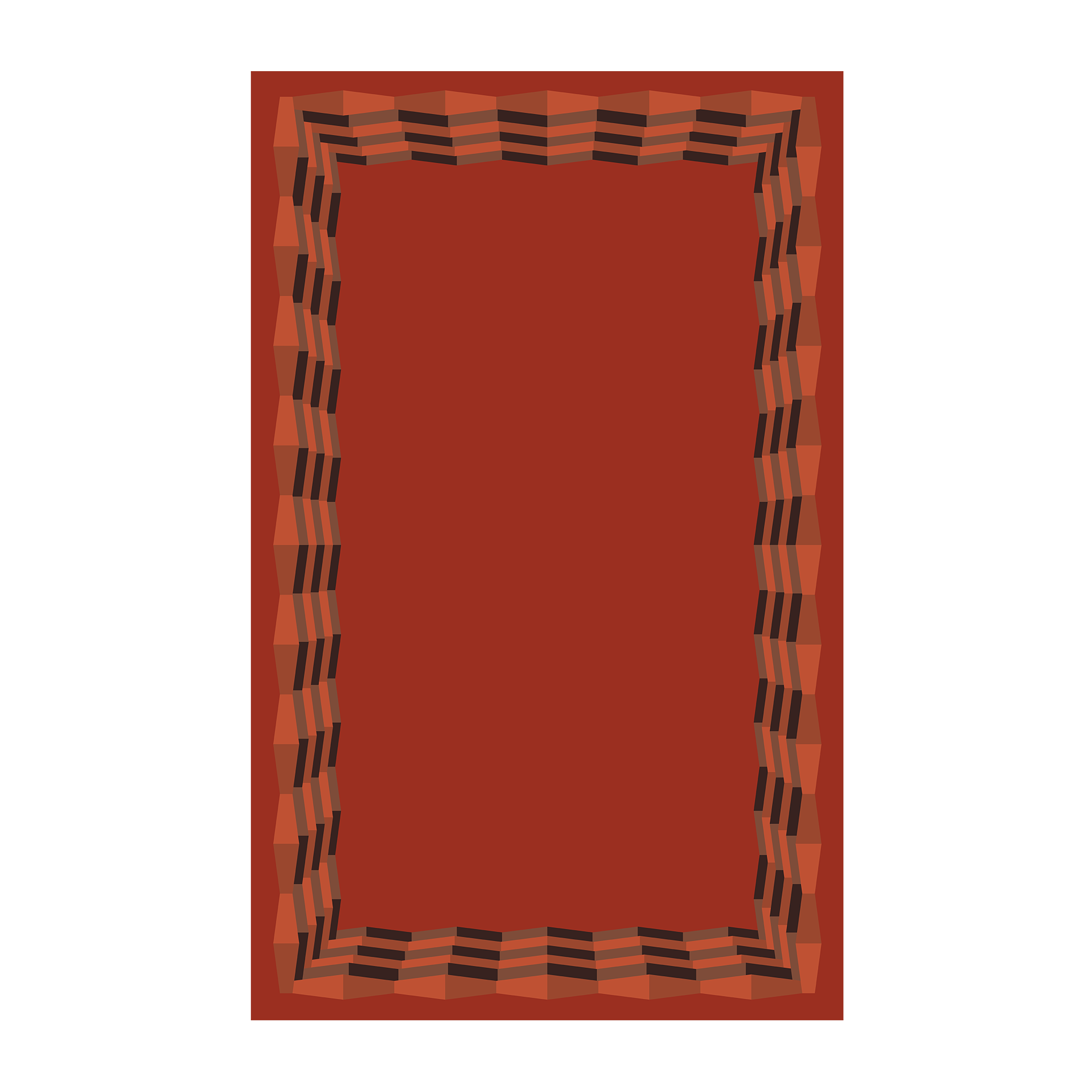 COME DOWN RUG — RUST (PRE-ORDER)