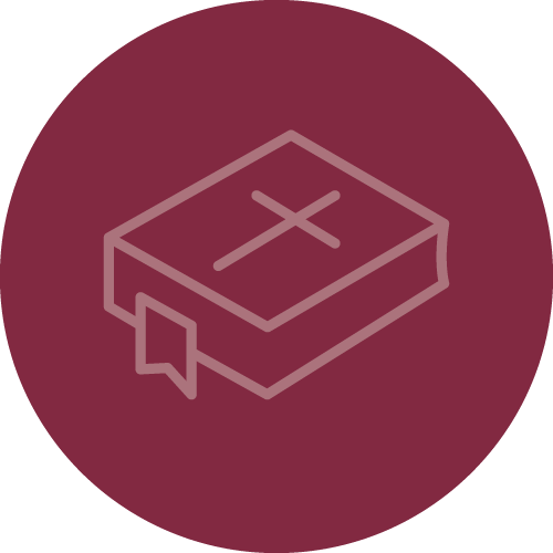 Icon of a book for a women's christian mentorship program
