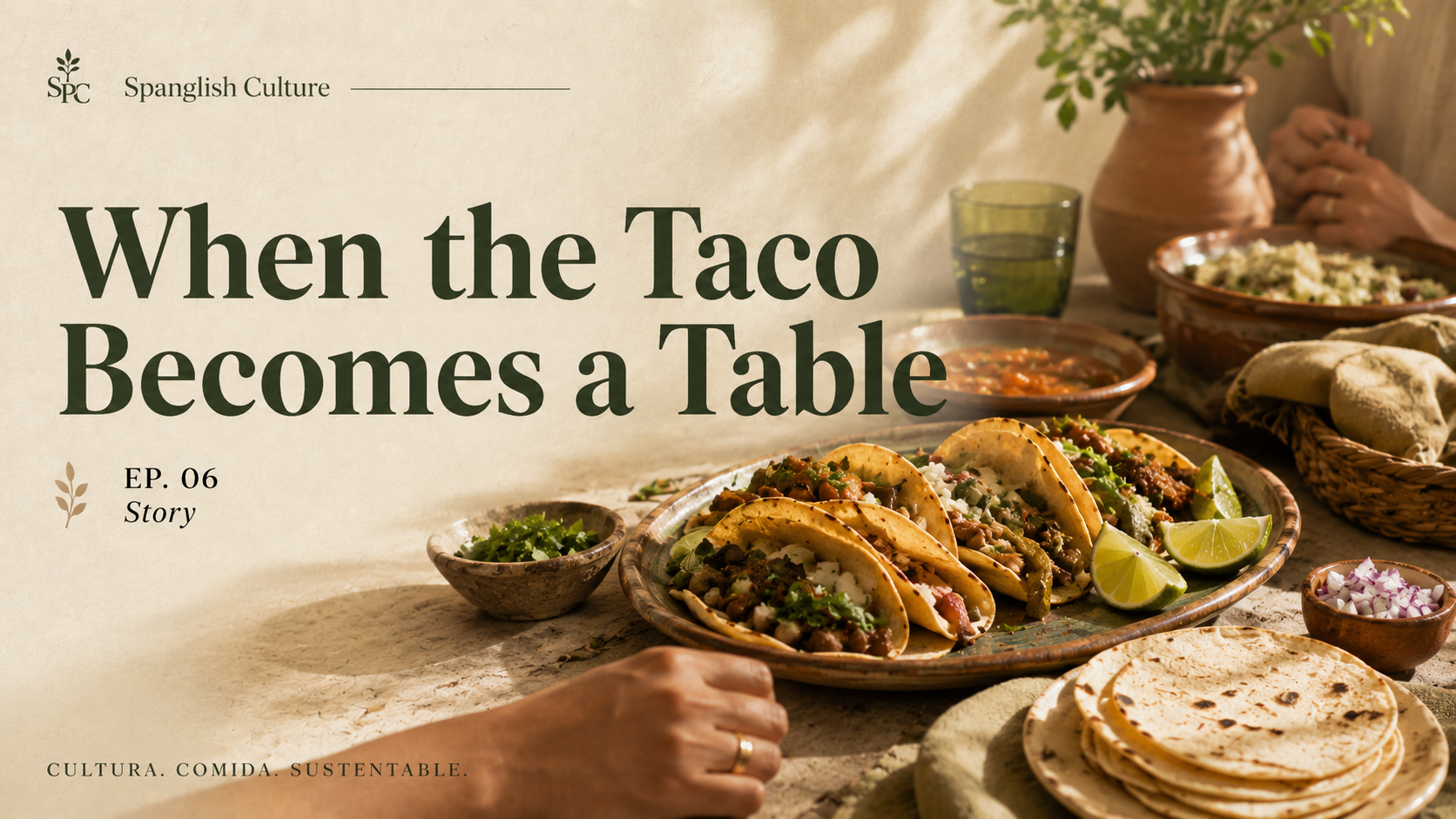 When the Taco Becomes a Table