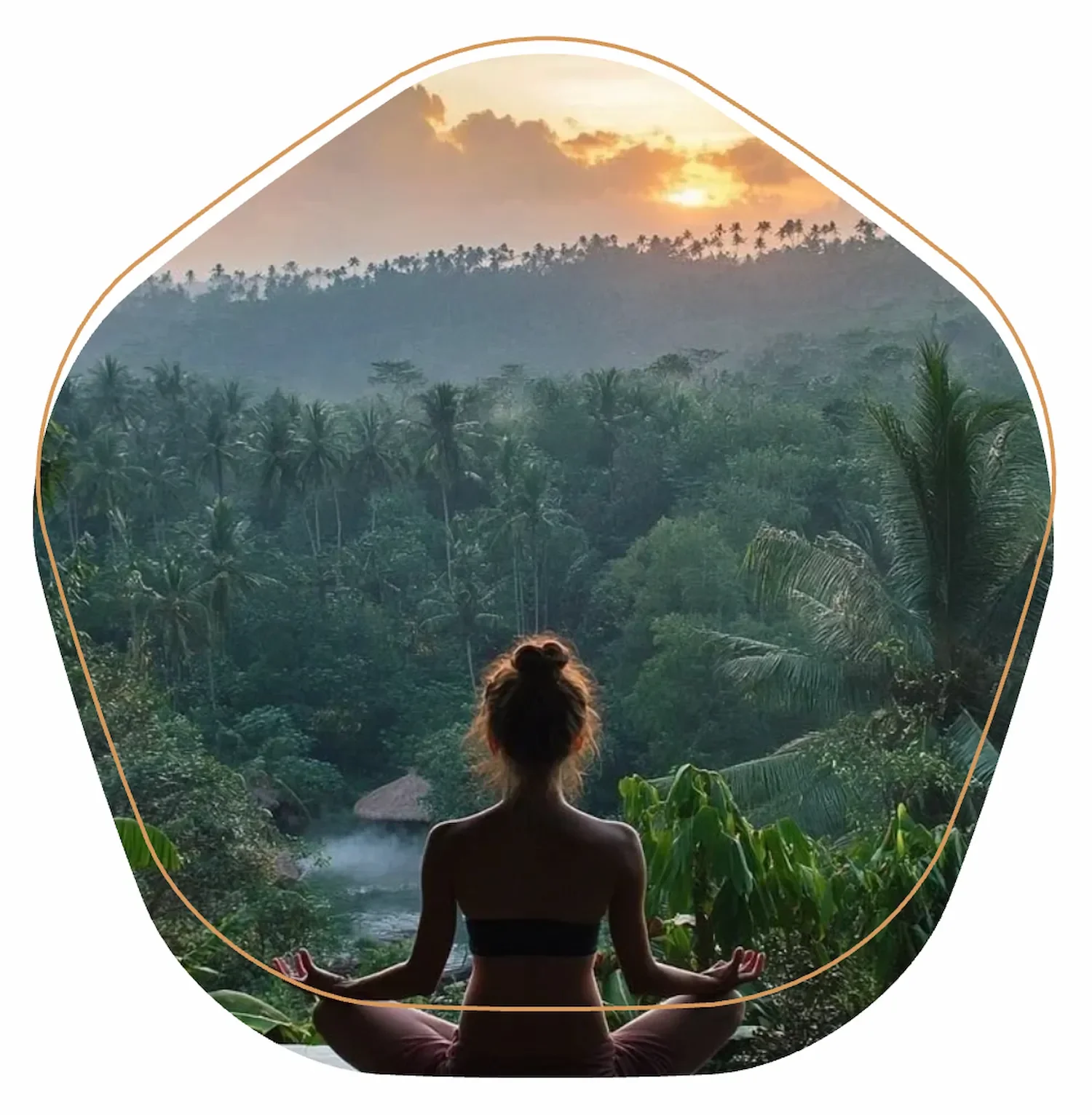 Overview of the 8-day somatic healing retreat program at Jaya Hollohan Bali — schedule and themes