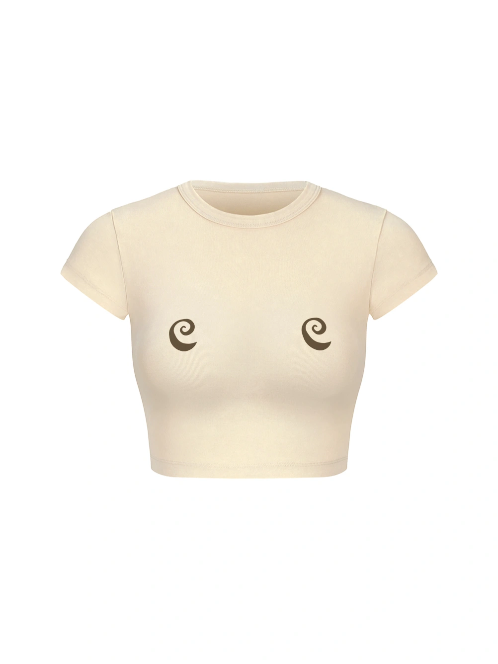 Swirl Crop Top Cream Front.png